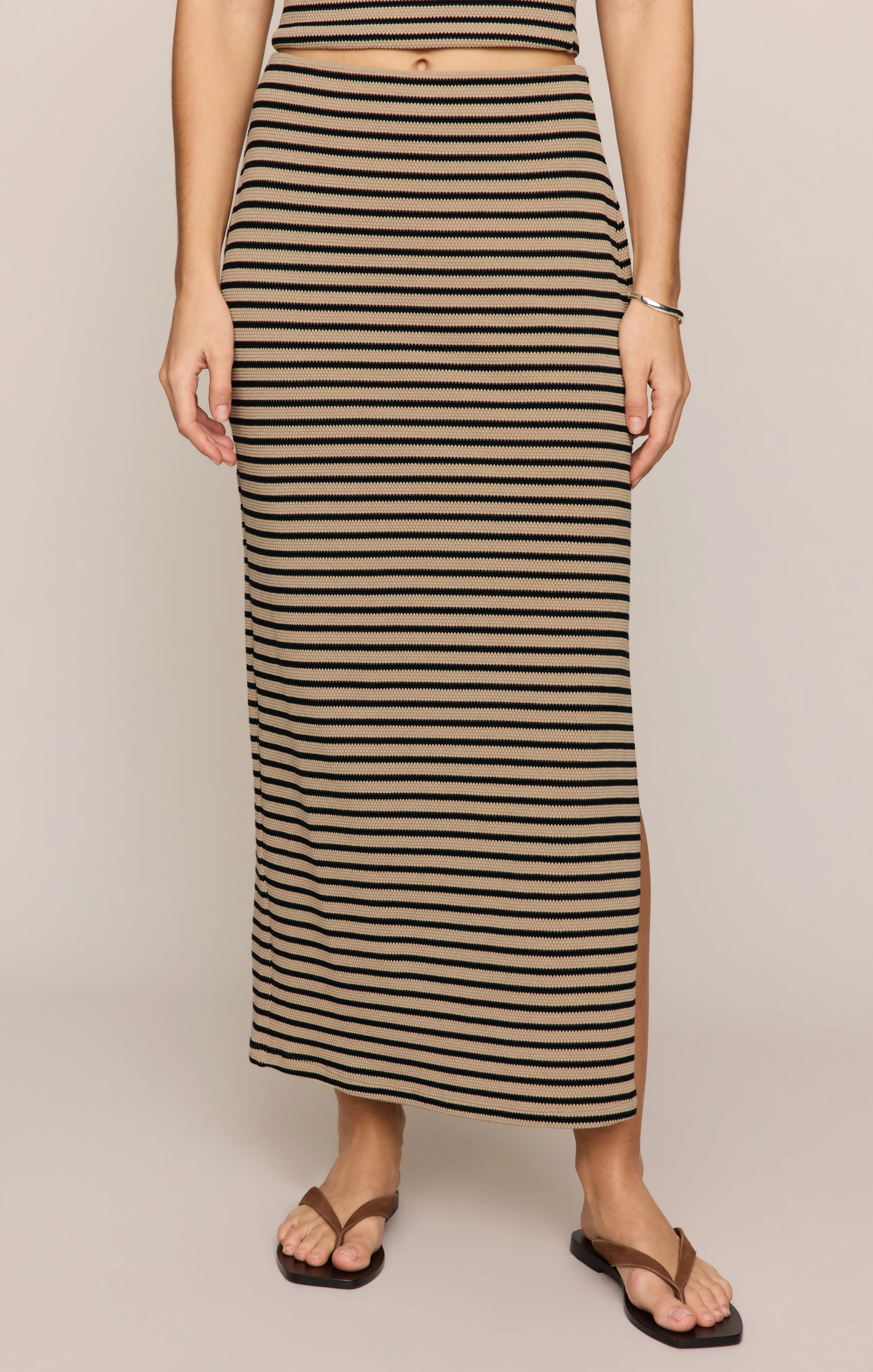 Ainslie Stripe Midi Skirt - Image 7