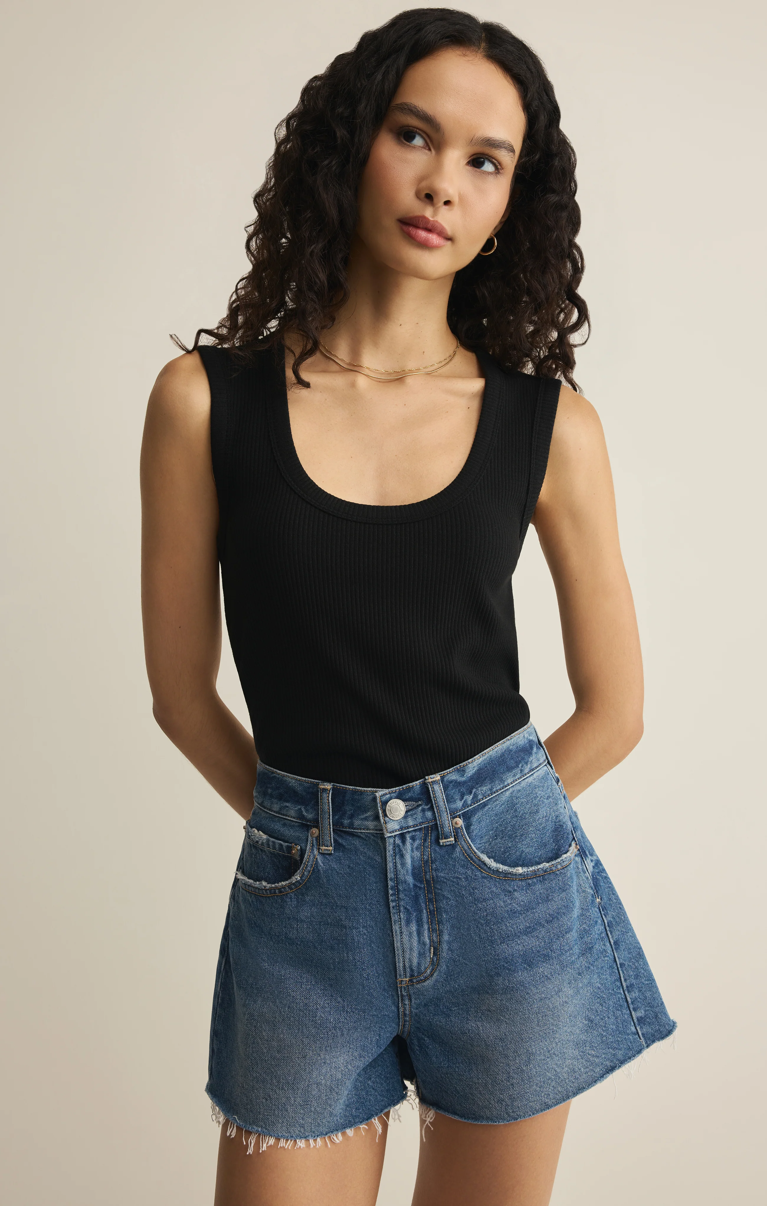 Alex Hi Rise Denim Short - Image 13