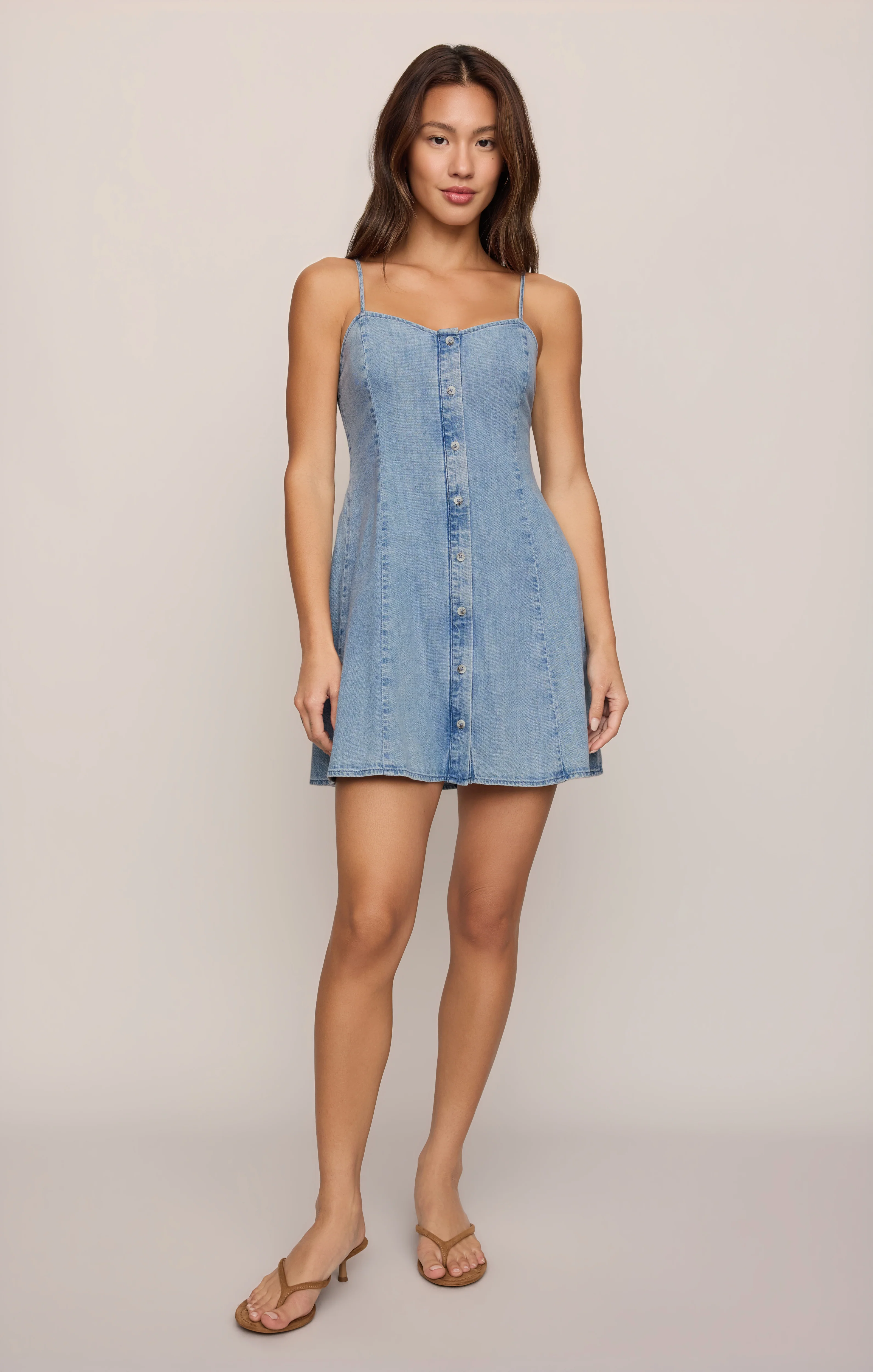 Angel Eyes Denim Mini Dress - Image 21