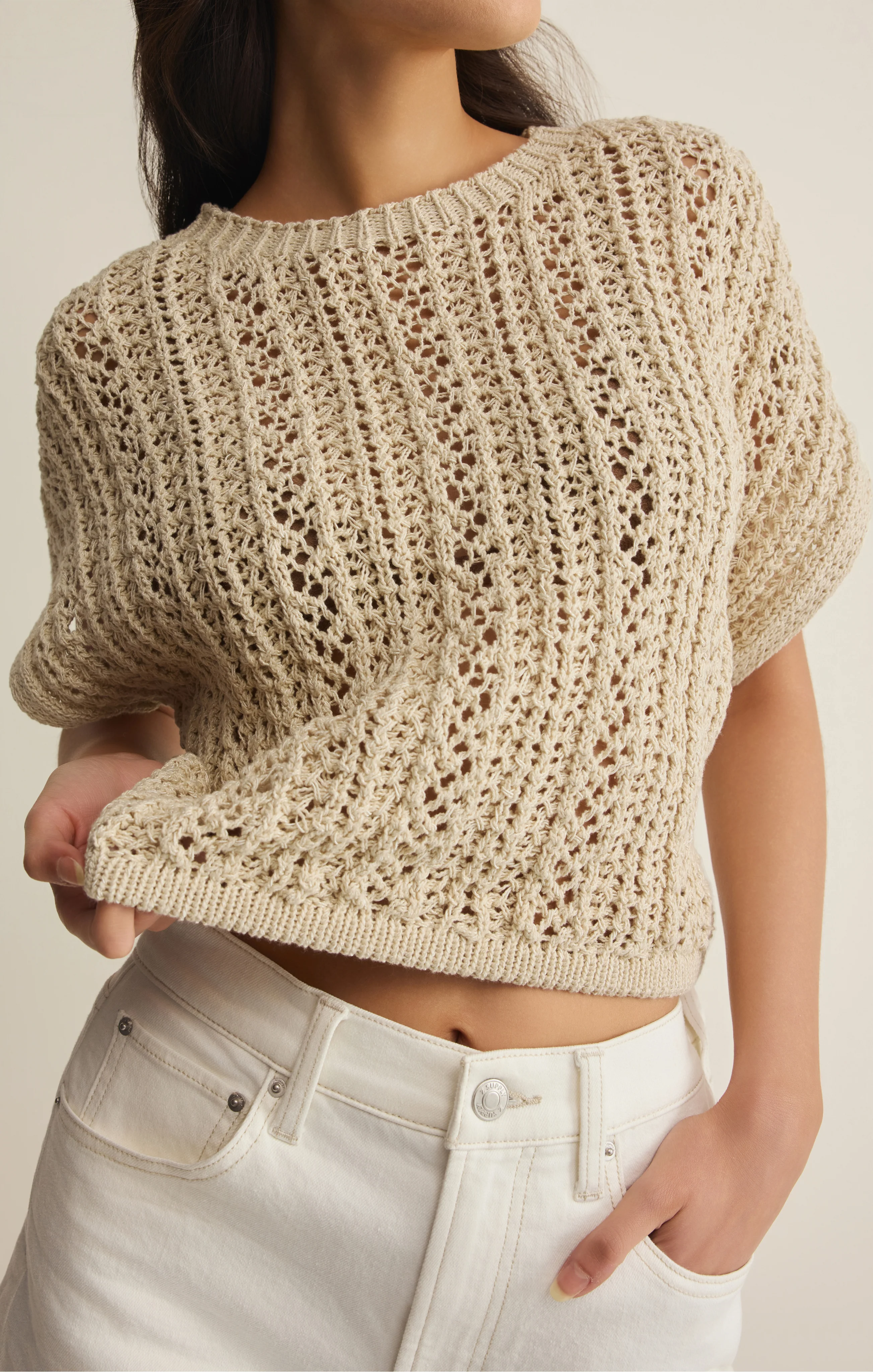 Ballast Crochet Sweater Top - Image 11