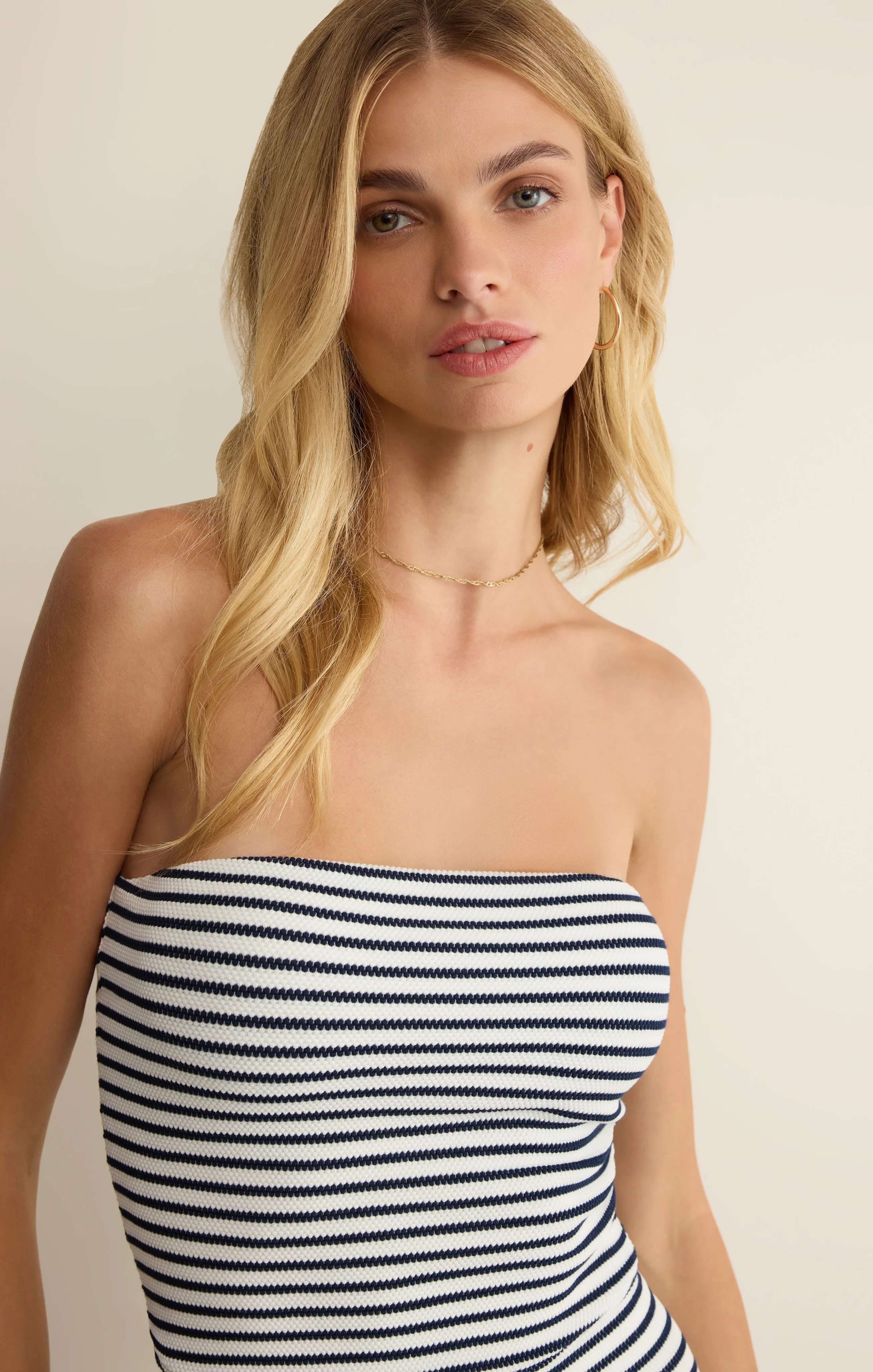 Caffari Stripe Tube Top Tank - Image 22