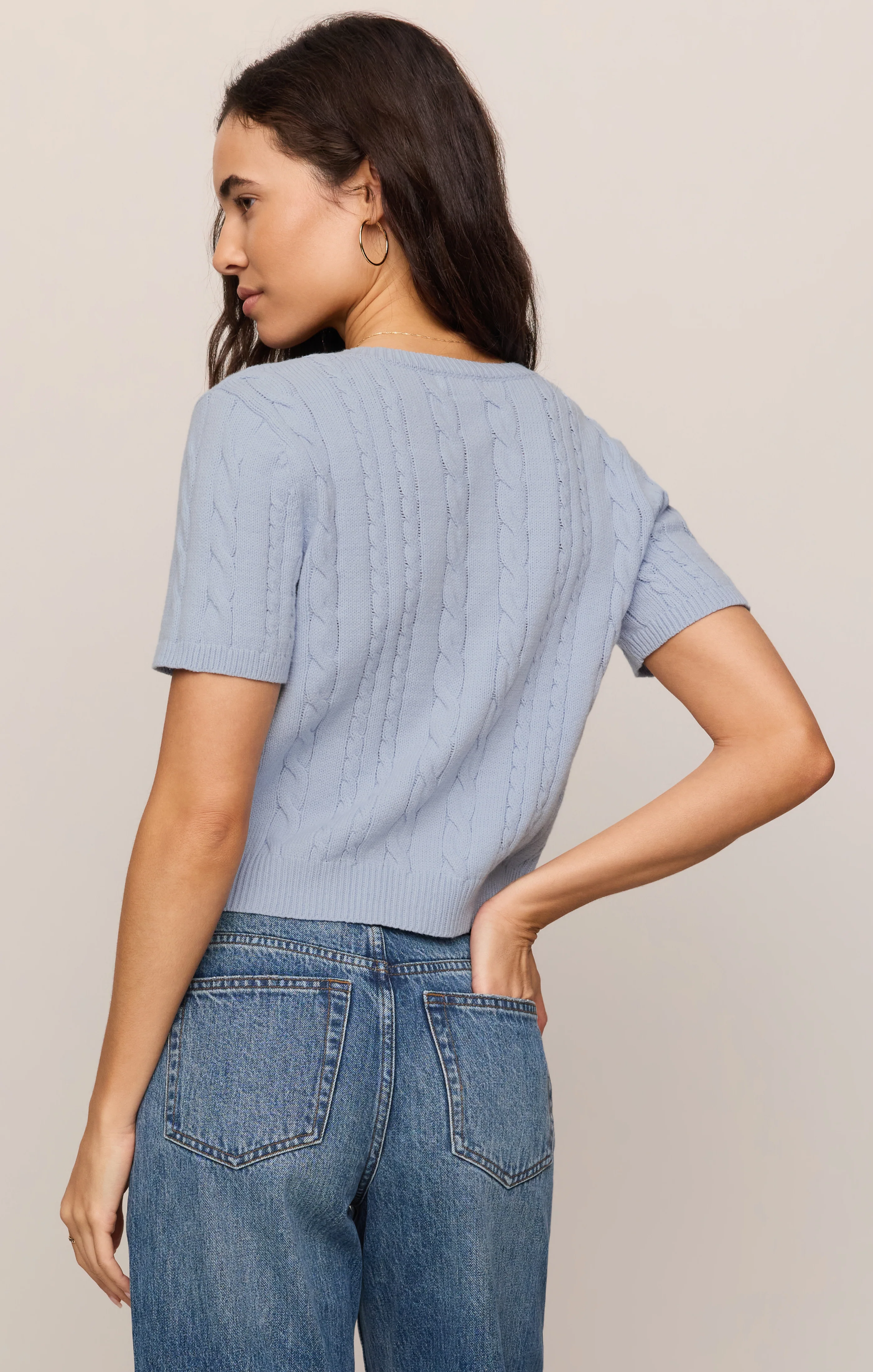 Cera Short Sleeve Cardigan - Image 11