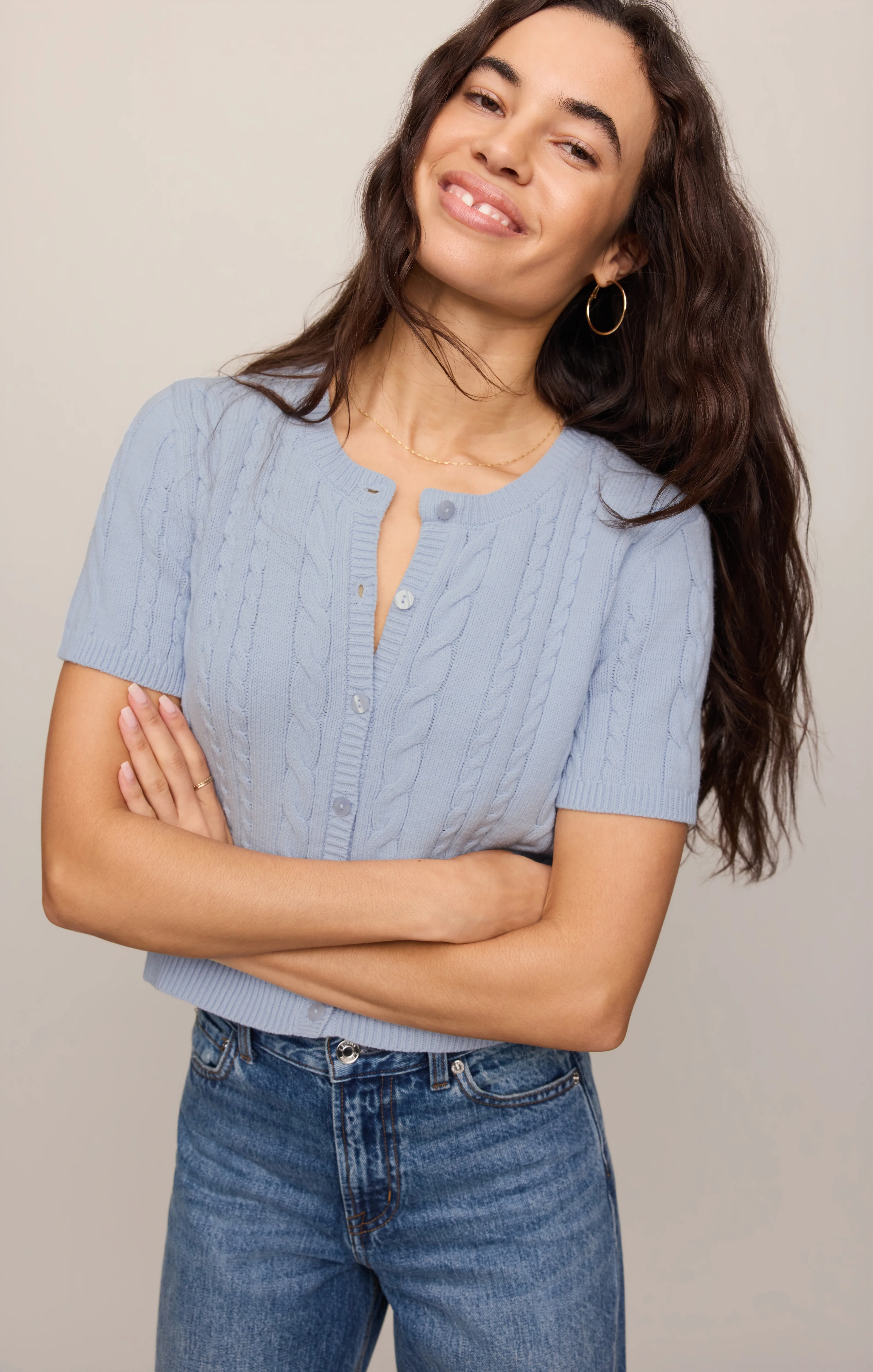 Cera Short Sleeve Cardigan - Image 12