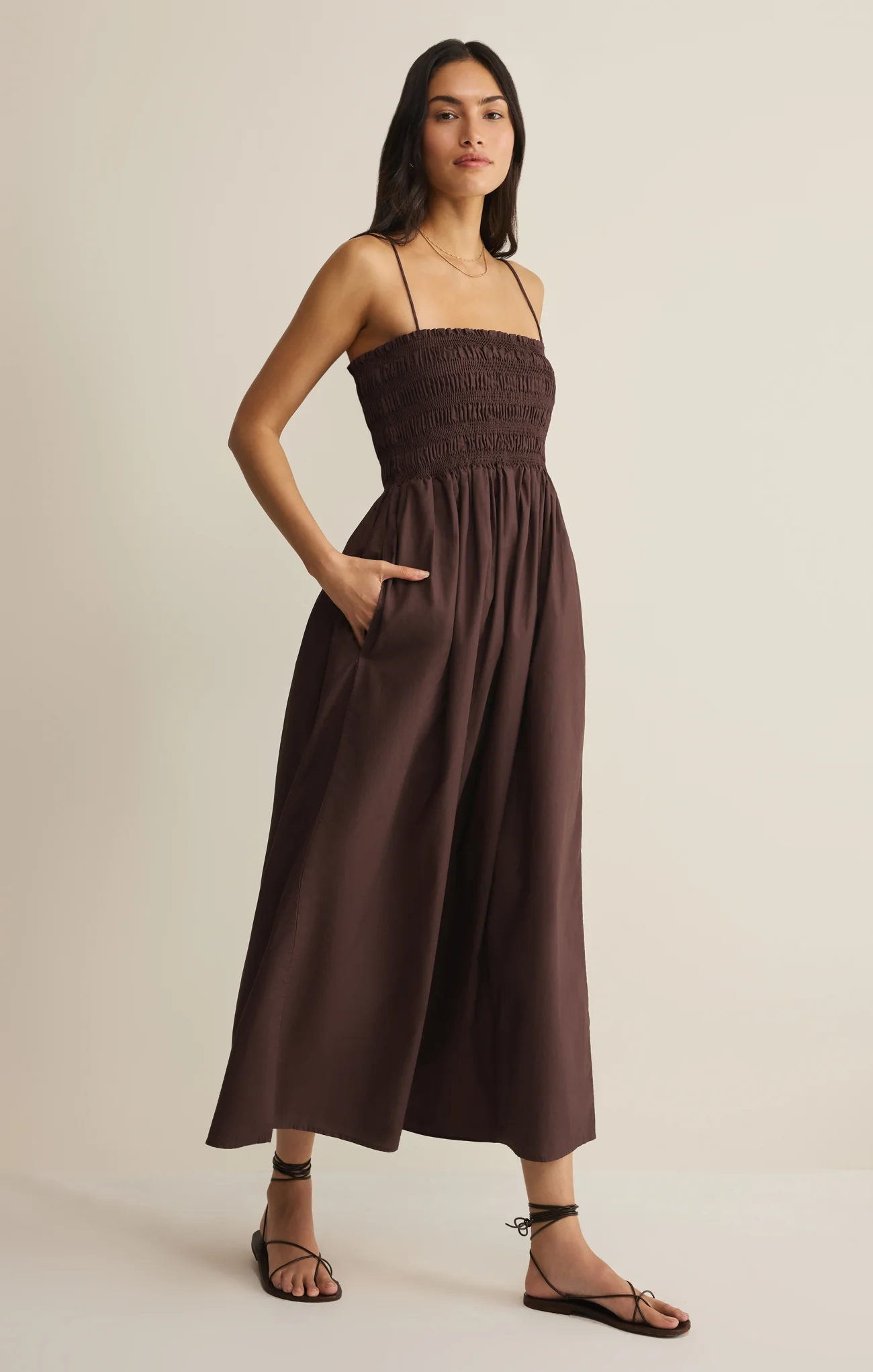Cornelia Poplin Maxi Dress - Image 27