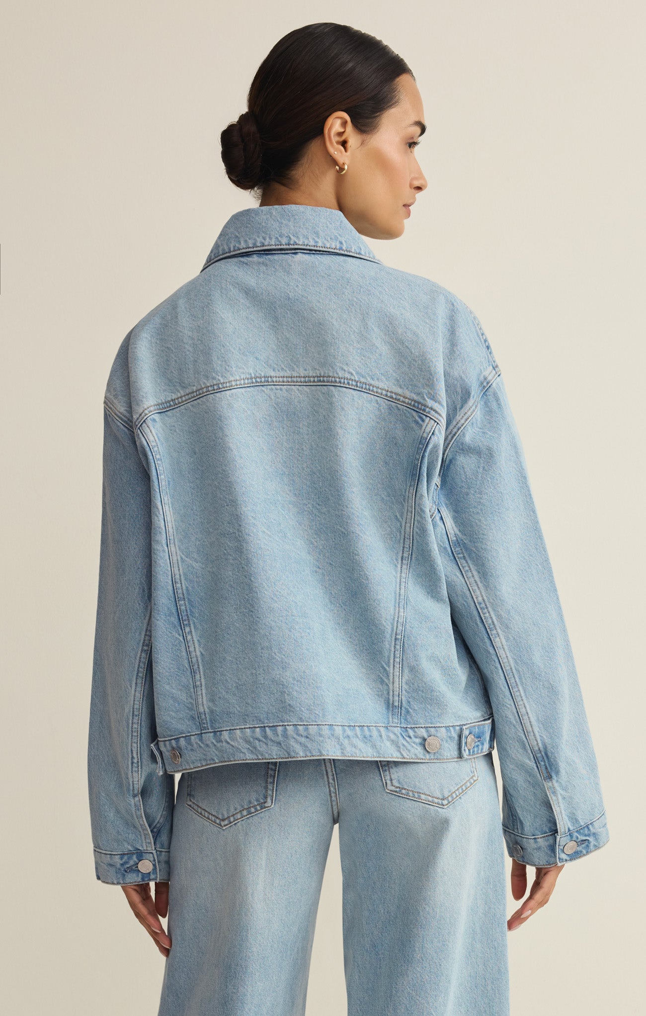 Dani Denim Trucker Jacket - Image 2