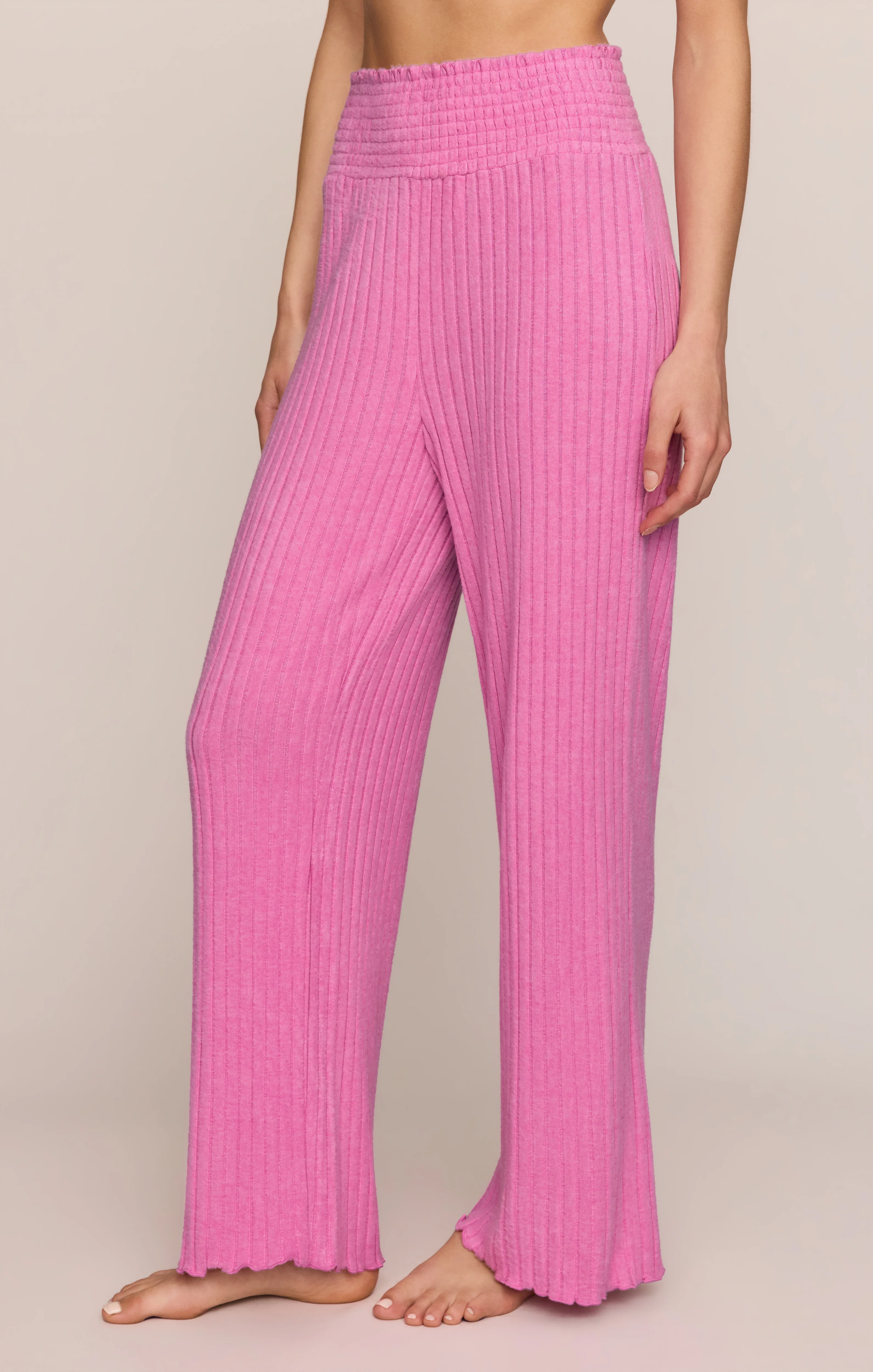 Dawn Smocked Silky Rib Pant - Image 148