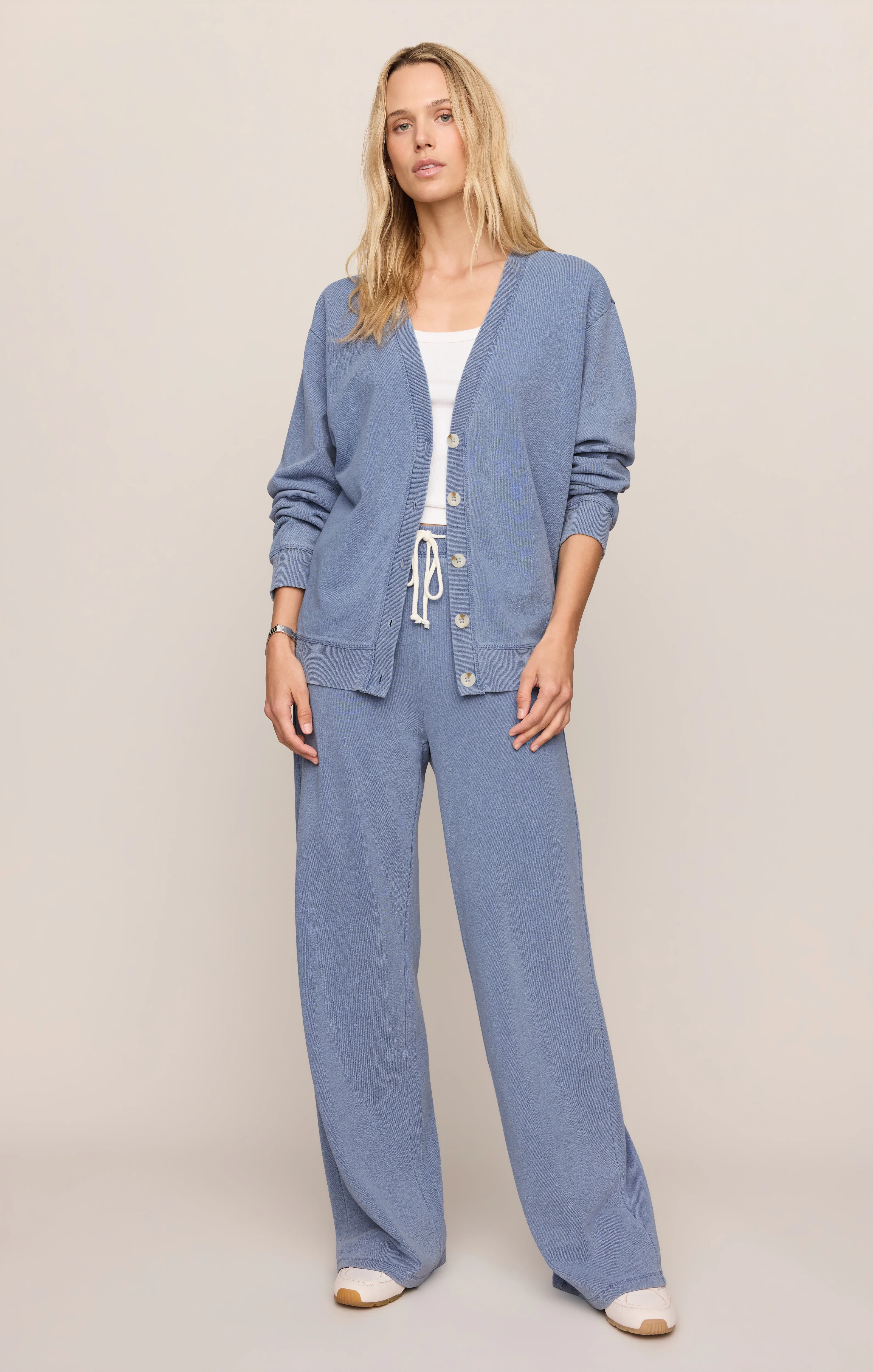 Dazed End Knit Denim Cardigan - Image 4