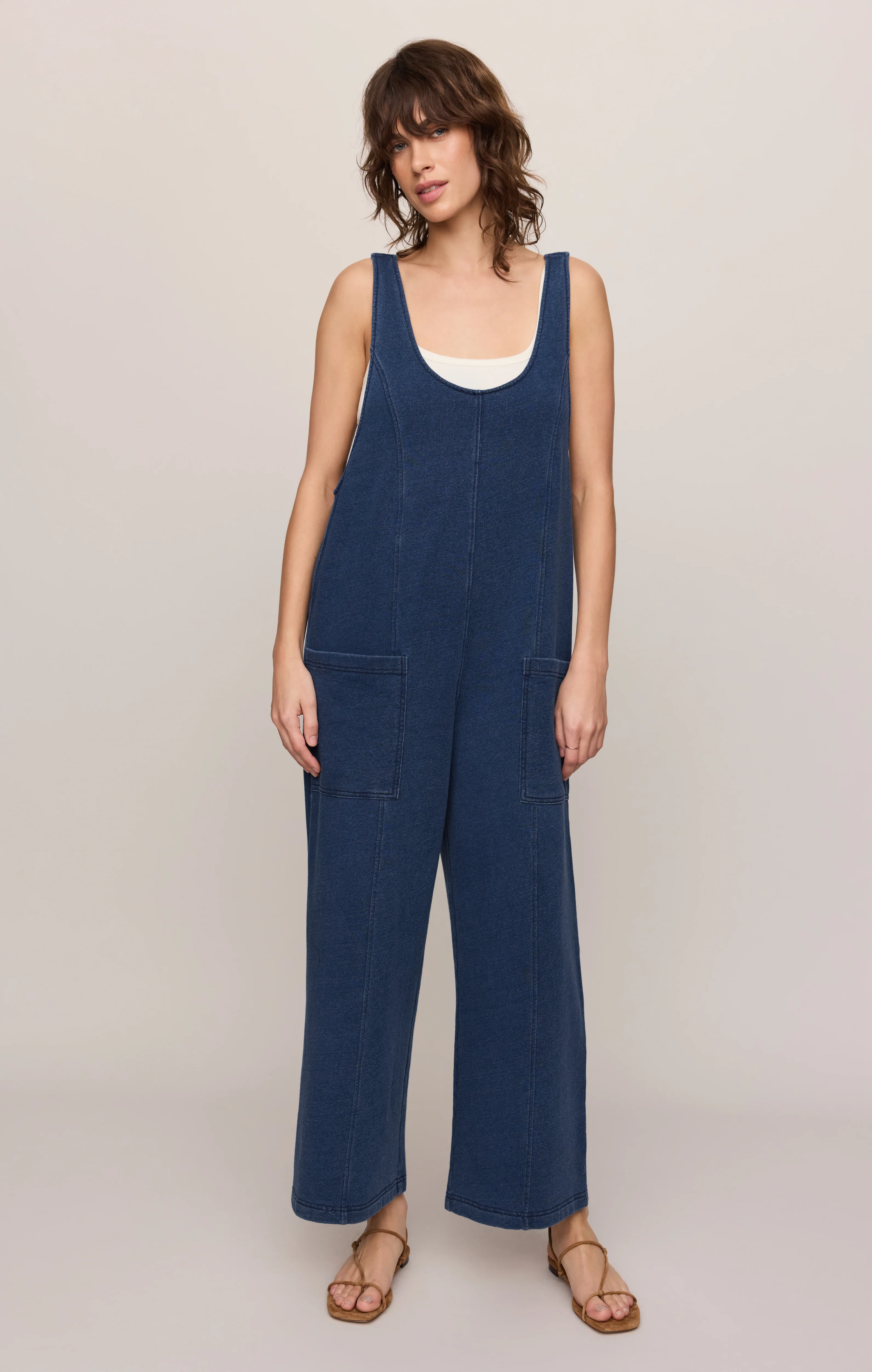 Dream All Day Knit Denim Overall - Image 4