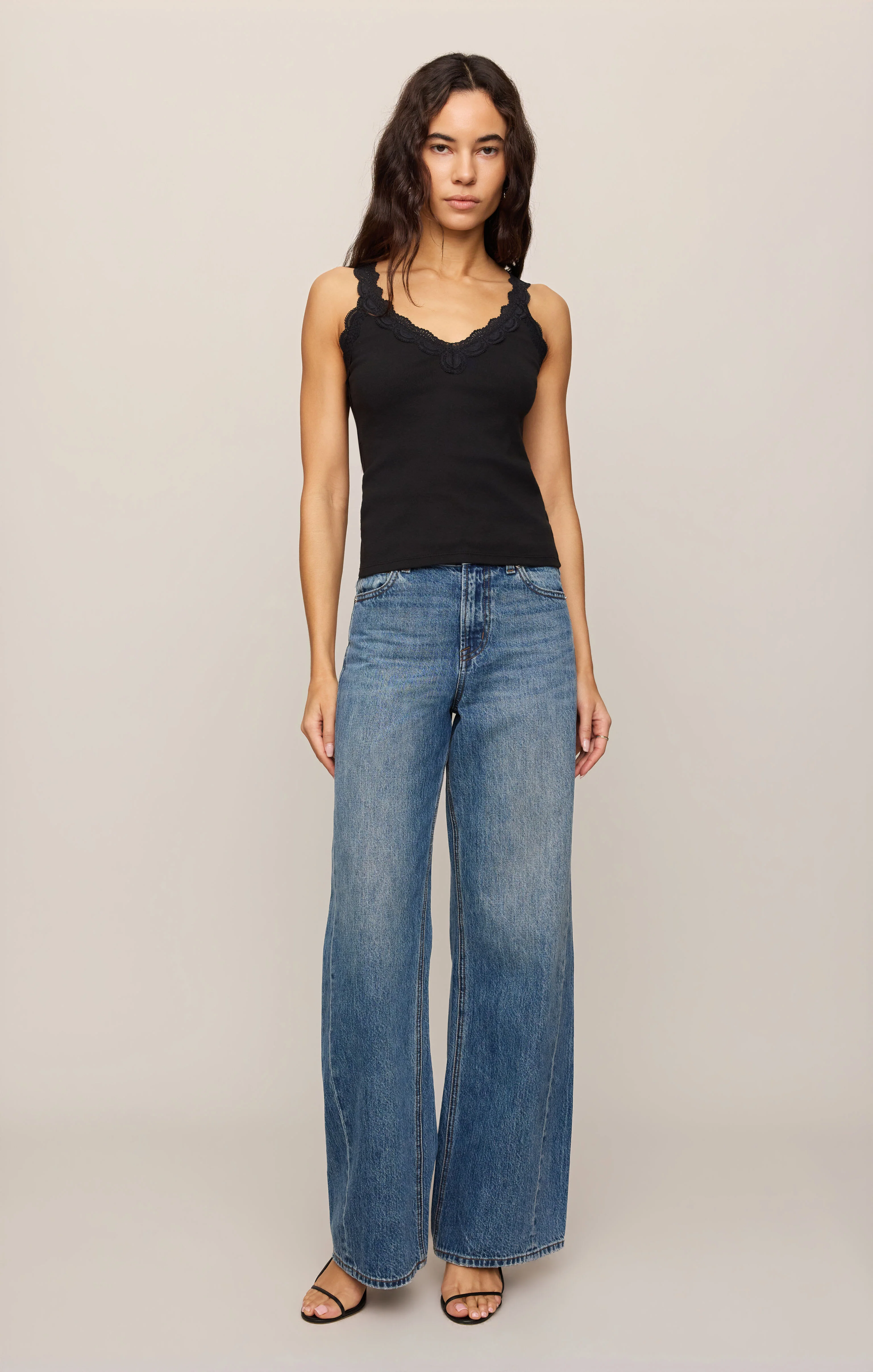 Eve Lace Trim Tank - Image 4