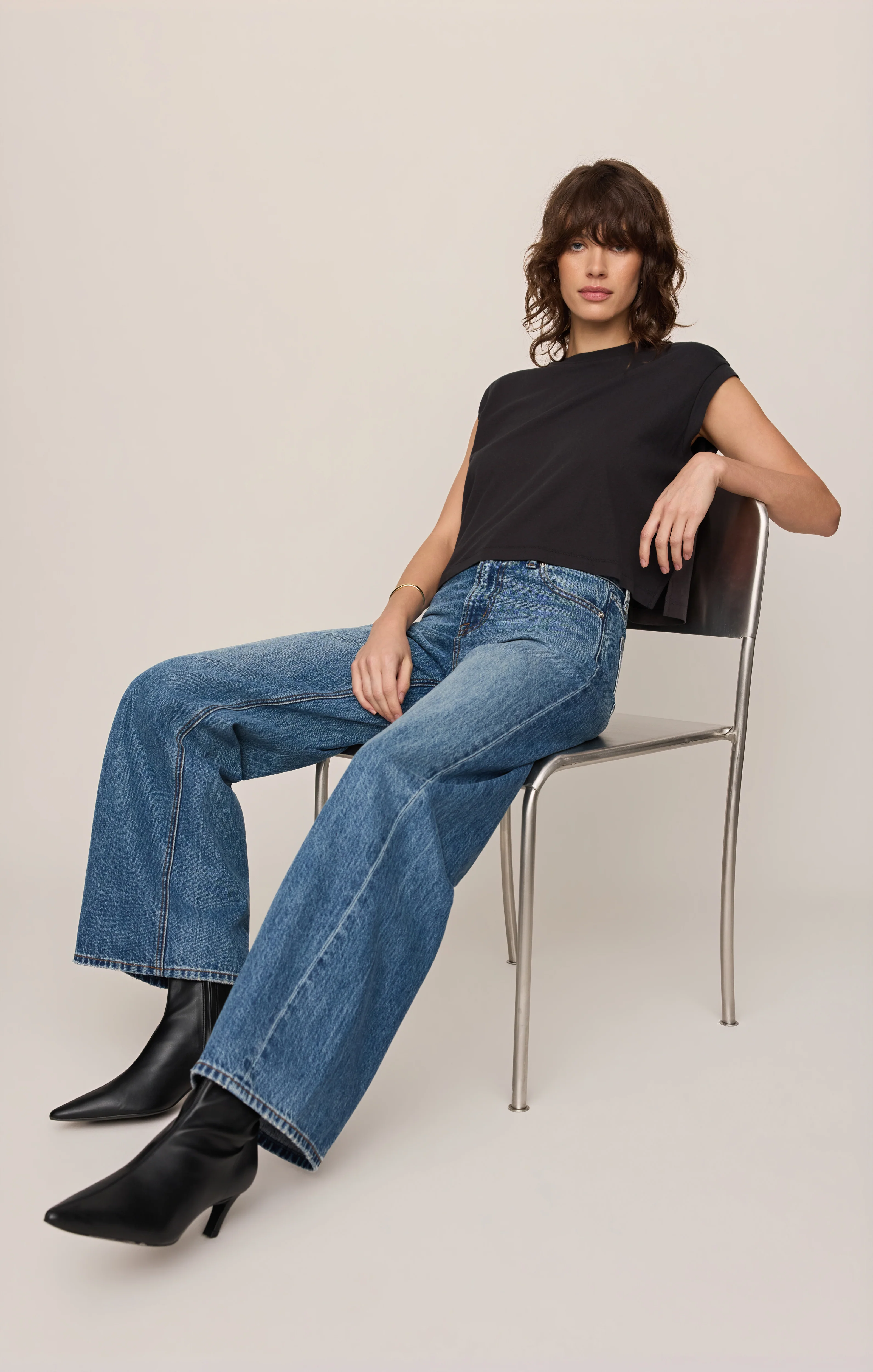 Flex Cropped Muscle Tee - Image 8