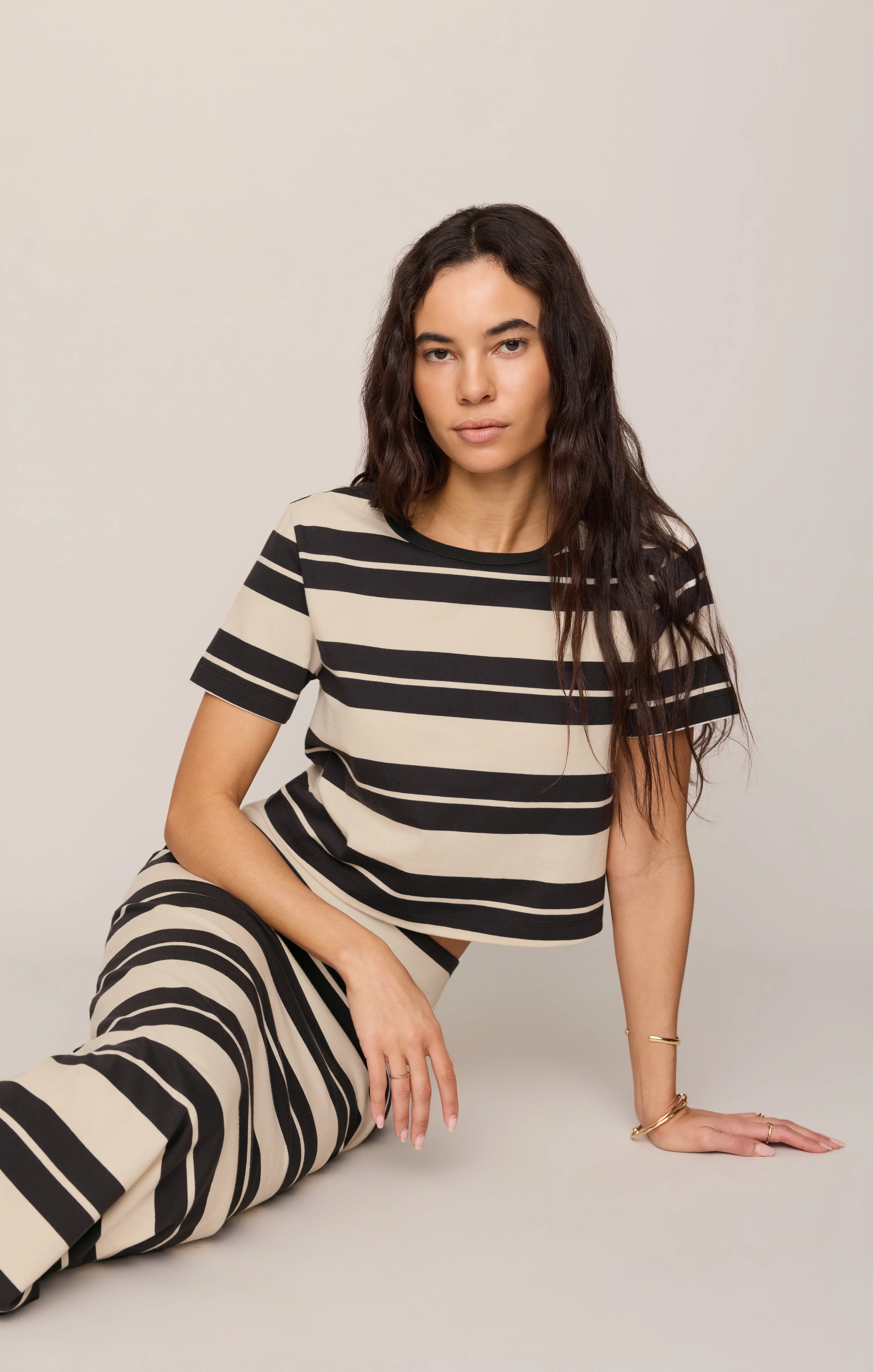 Gail Striped Midi Skirt - Image 5