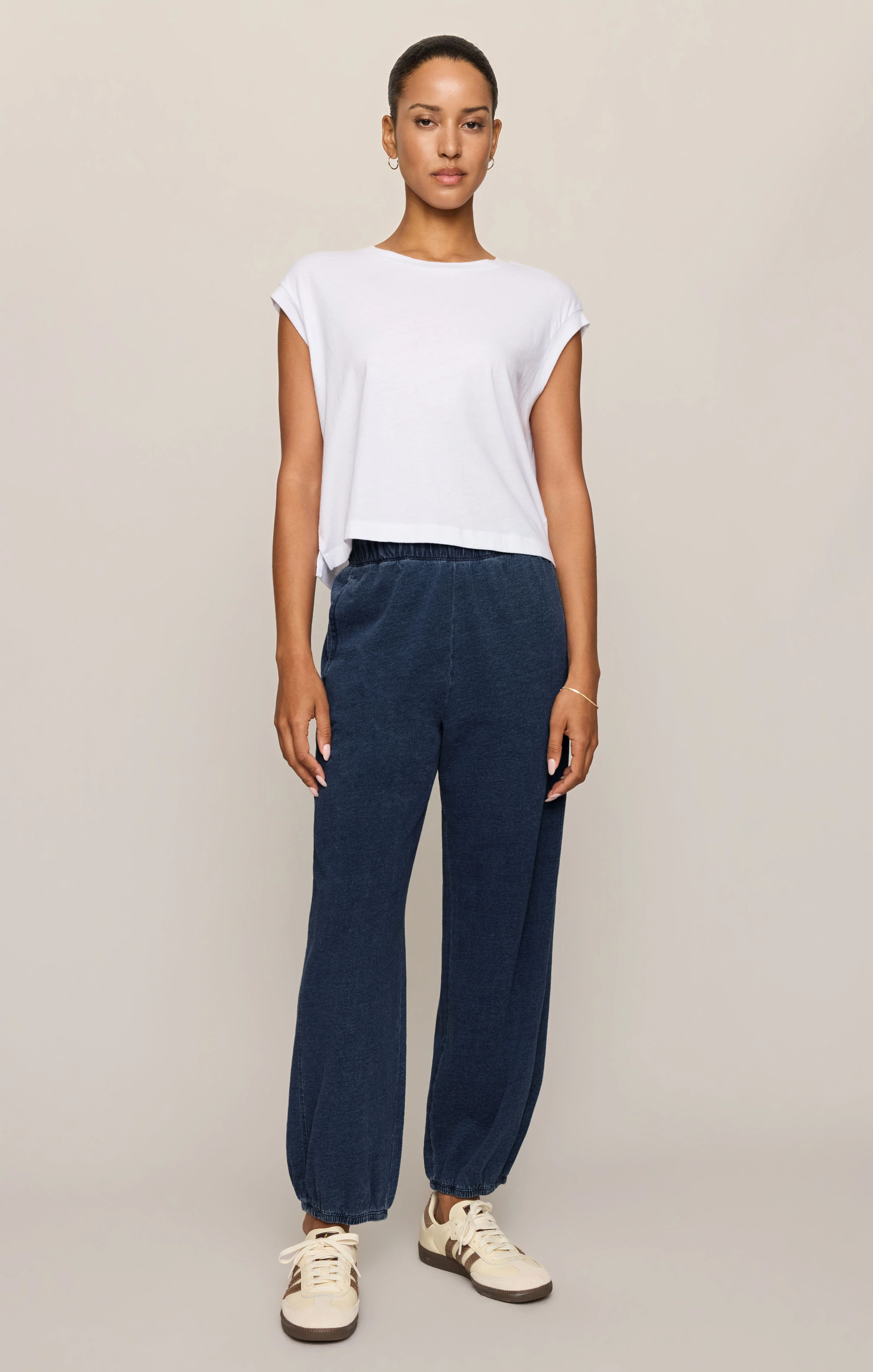 Janie Knit Denim Jogger - Image 6