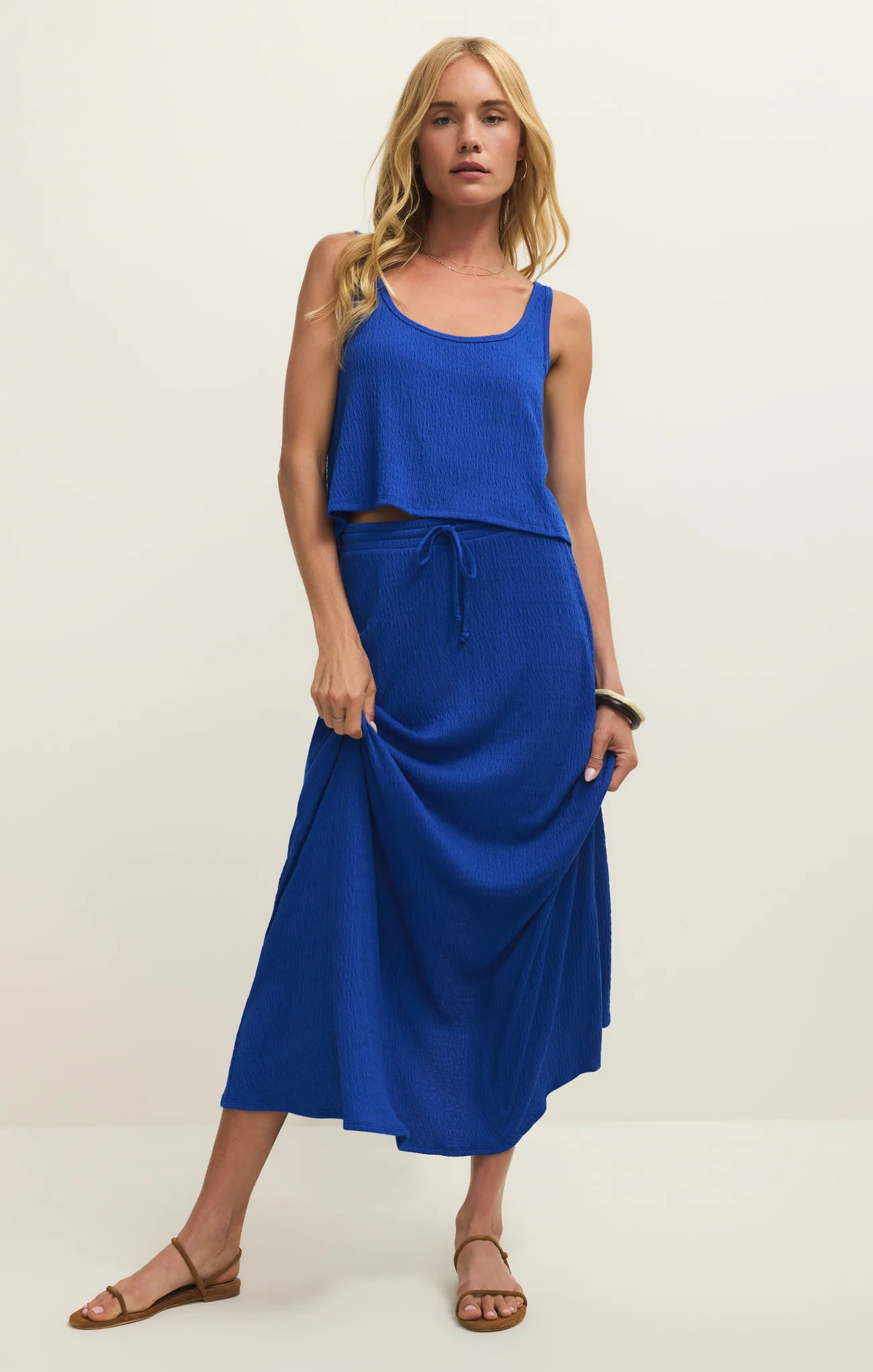 Joanna Textured Knit Cropped Tank - Image 14