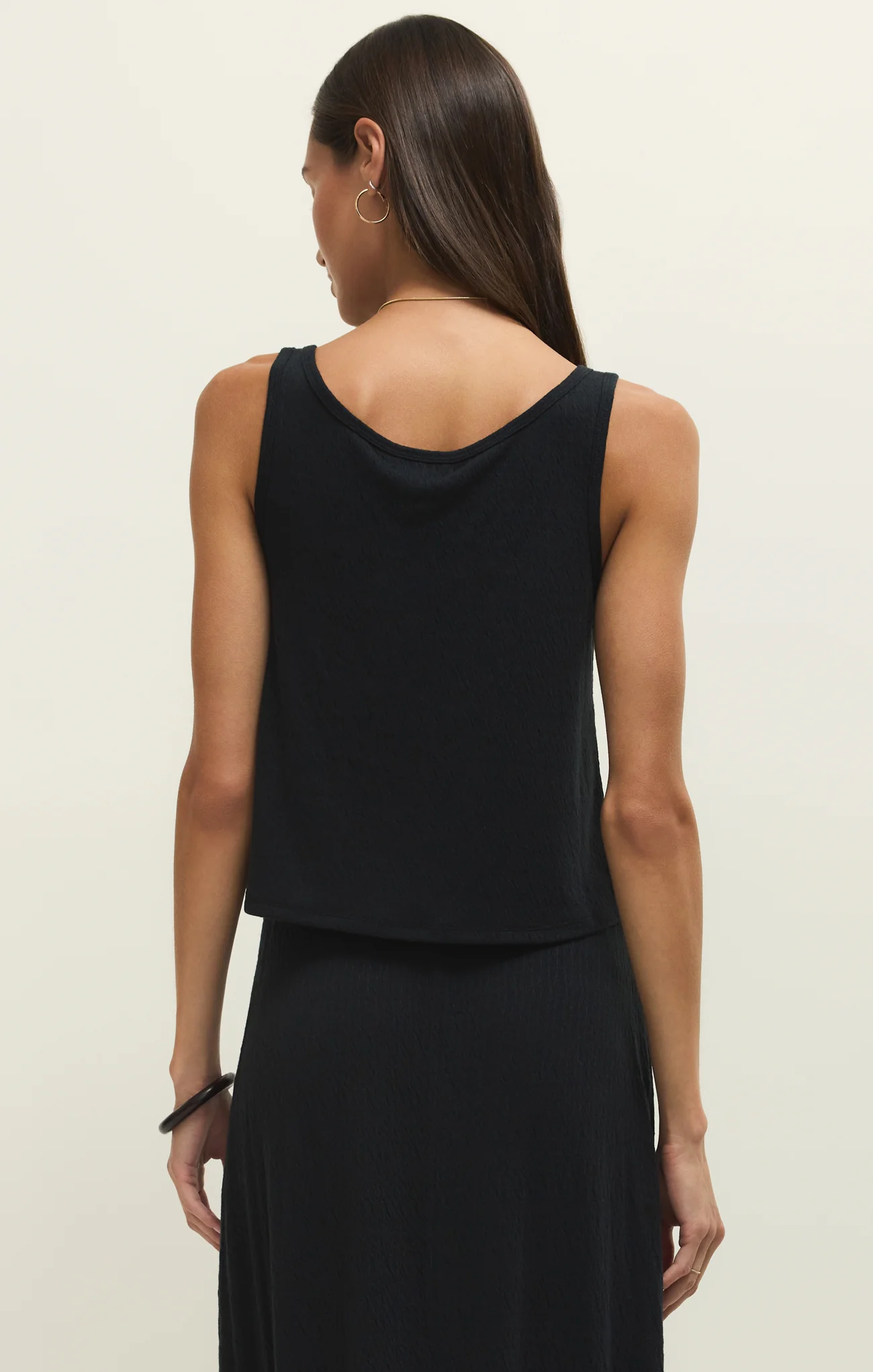 Joanna Textured Knit Cropped Tank - Image 3
