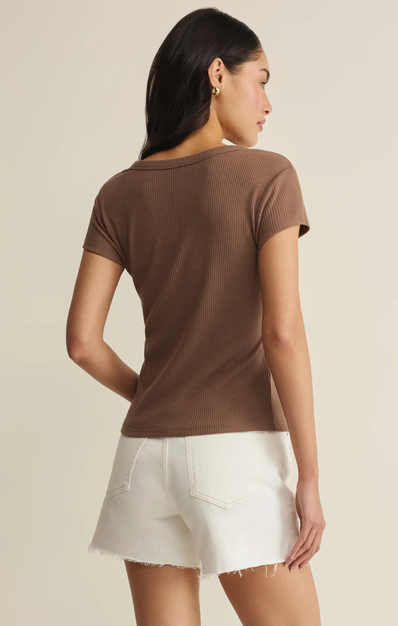 Leisurely Scoop Neck Tee - Image 18