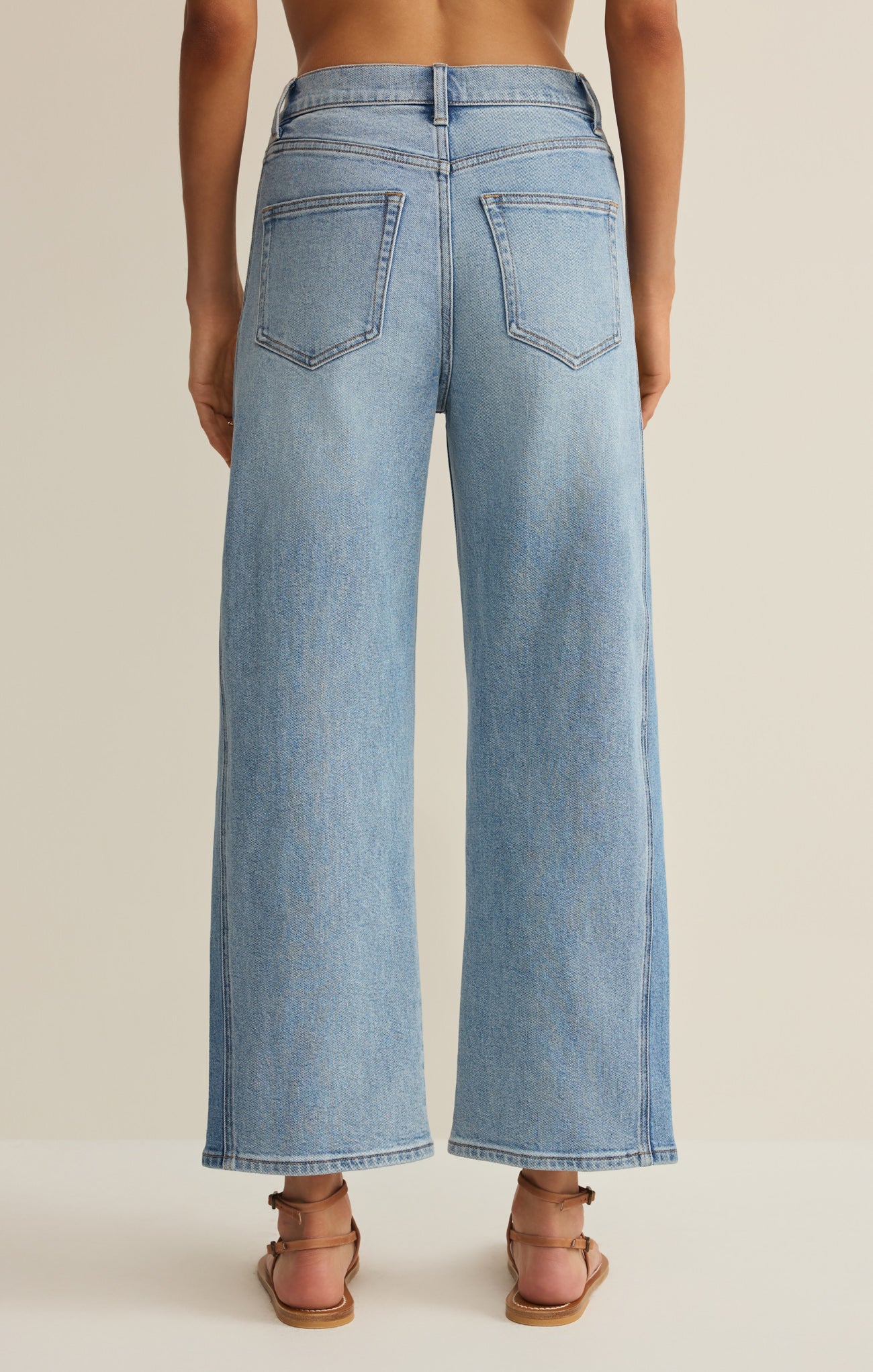 Luna Stretch Denim Crop Pant - Image 3