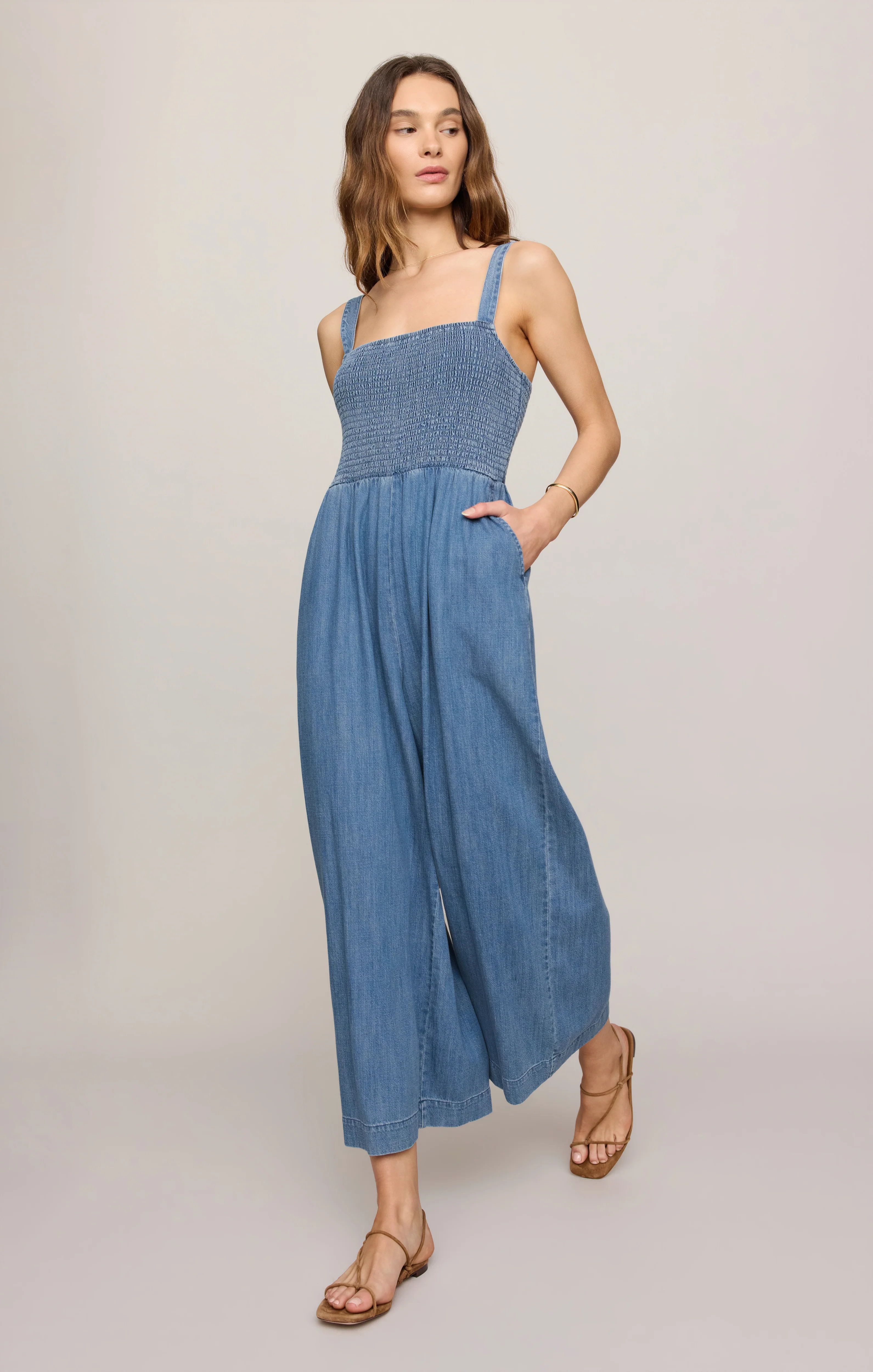 Mai Chambray Jumpsuit - Image 3