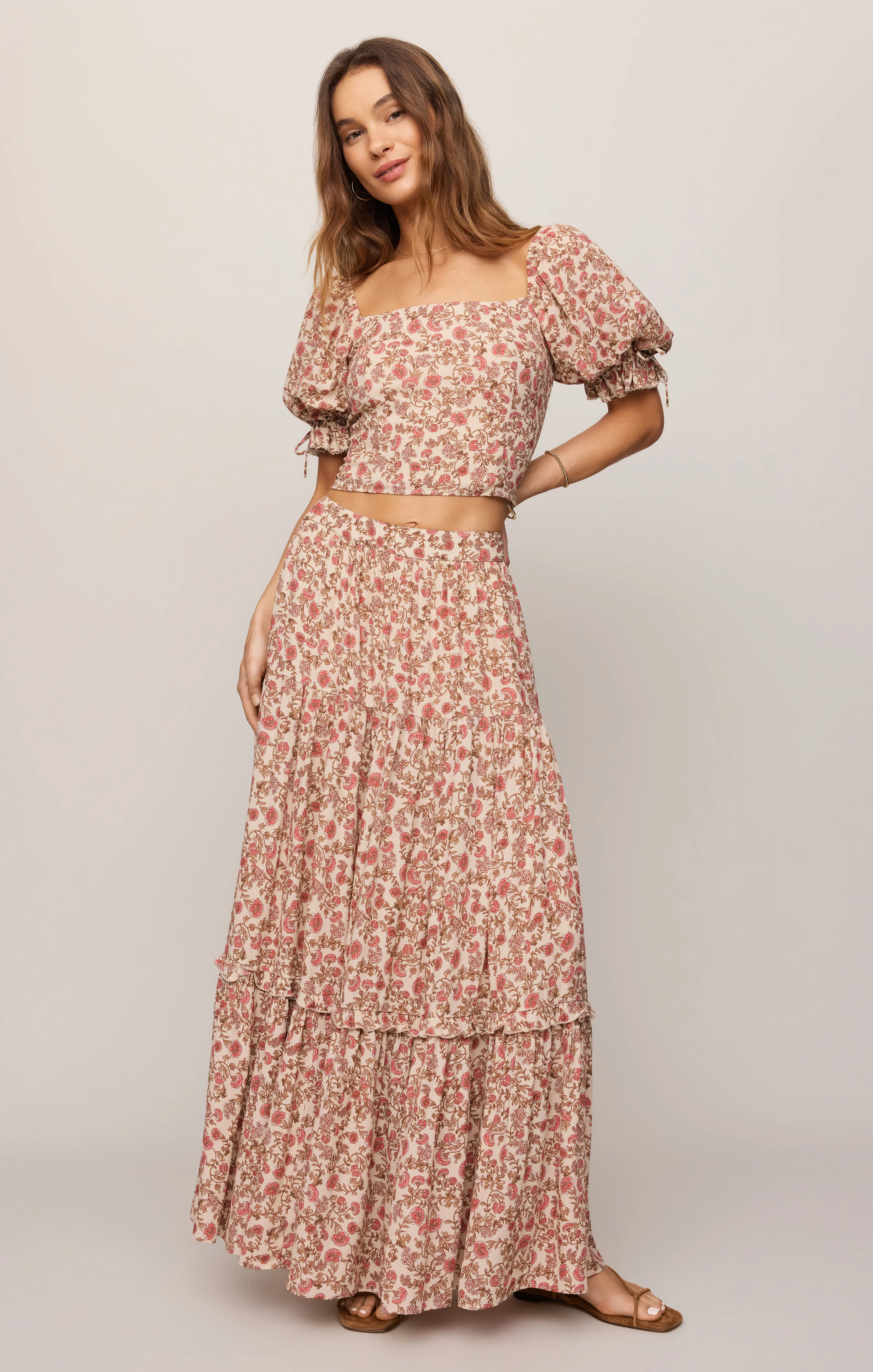 Mora Floral Maxi Skirt - Image 3