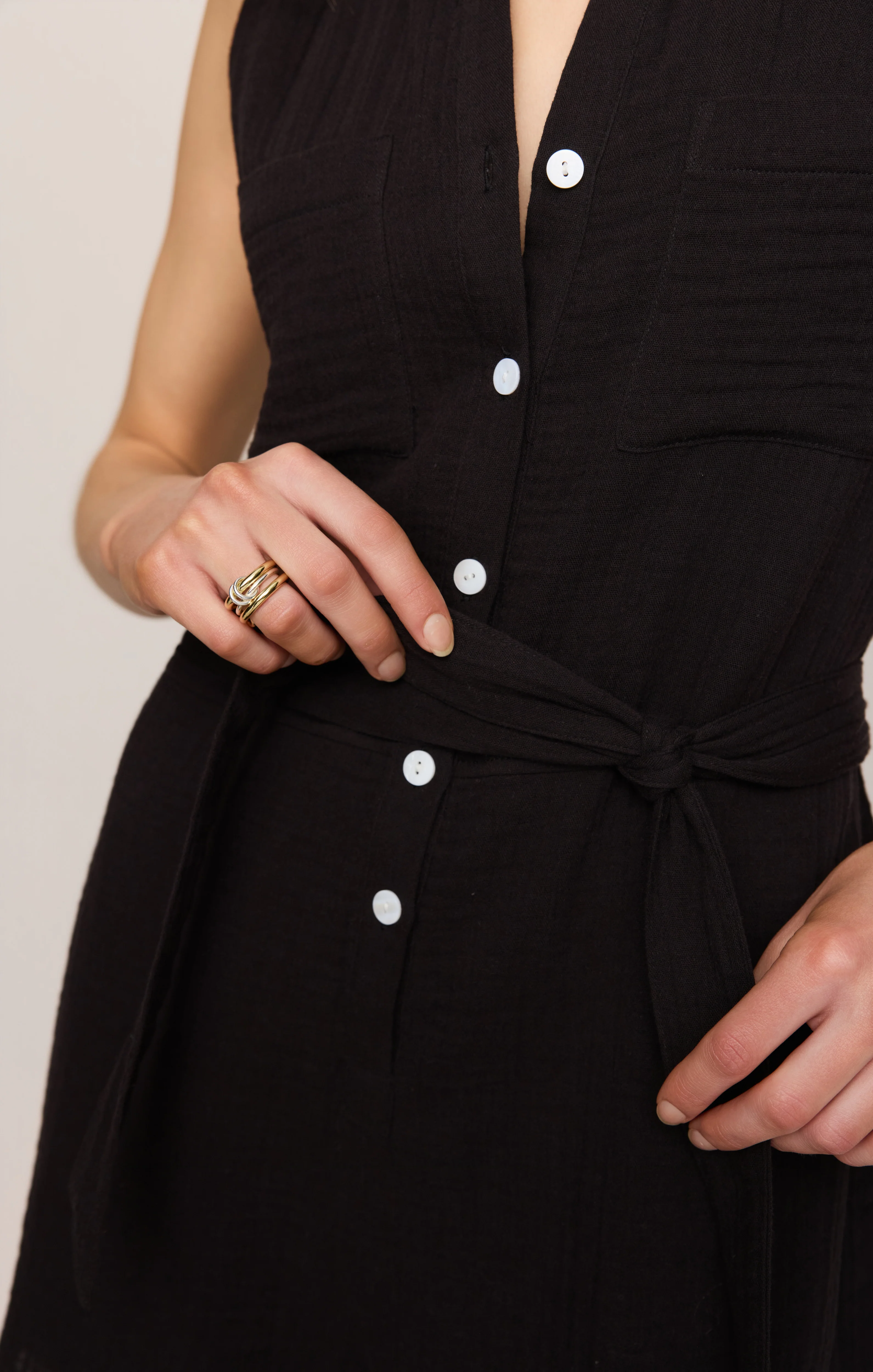 New Light Airy Gauze Romper - Image 5