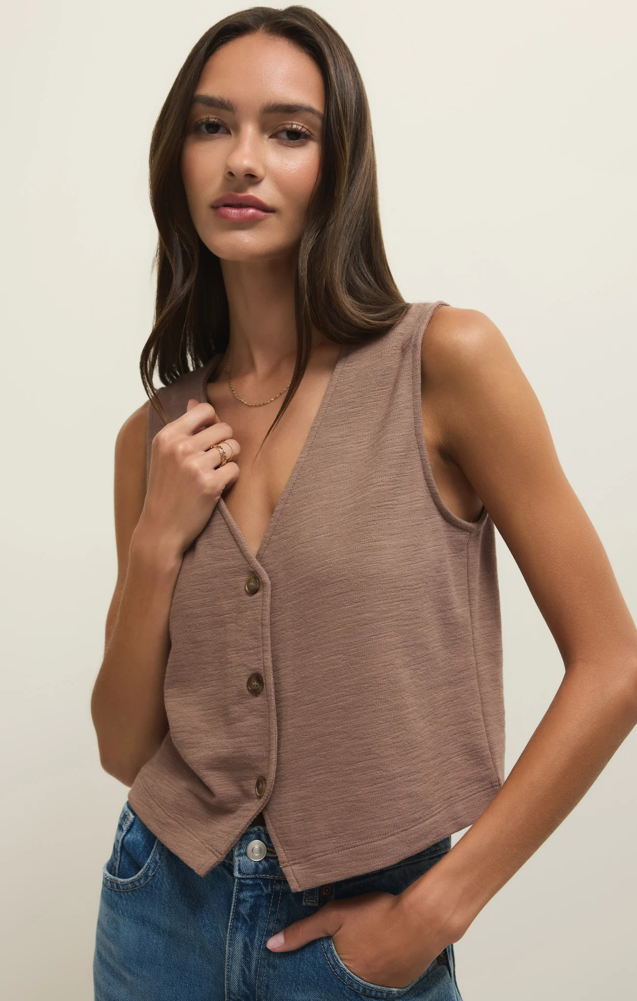 Noelle Textured Tank Top - Image 9