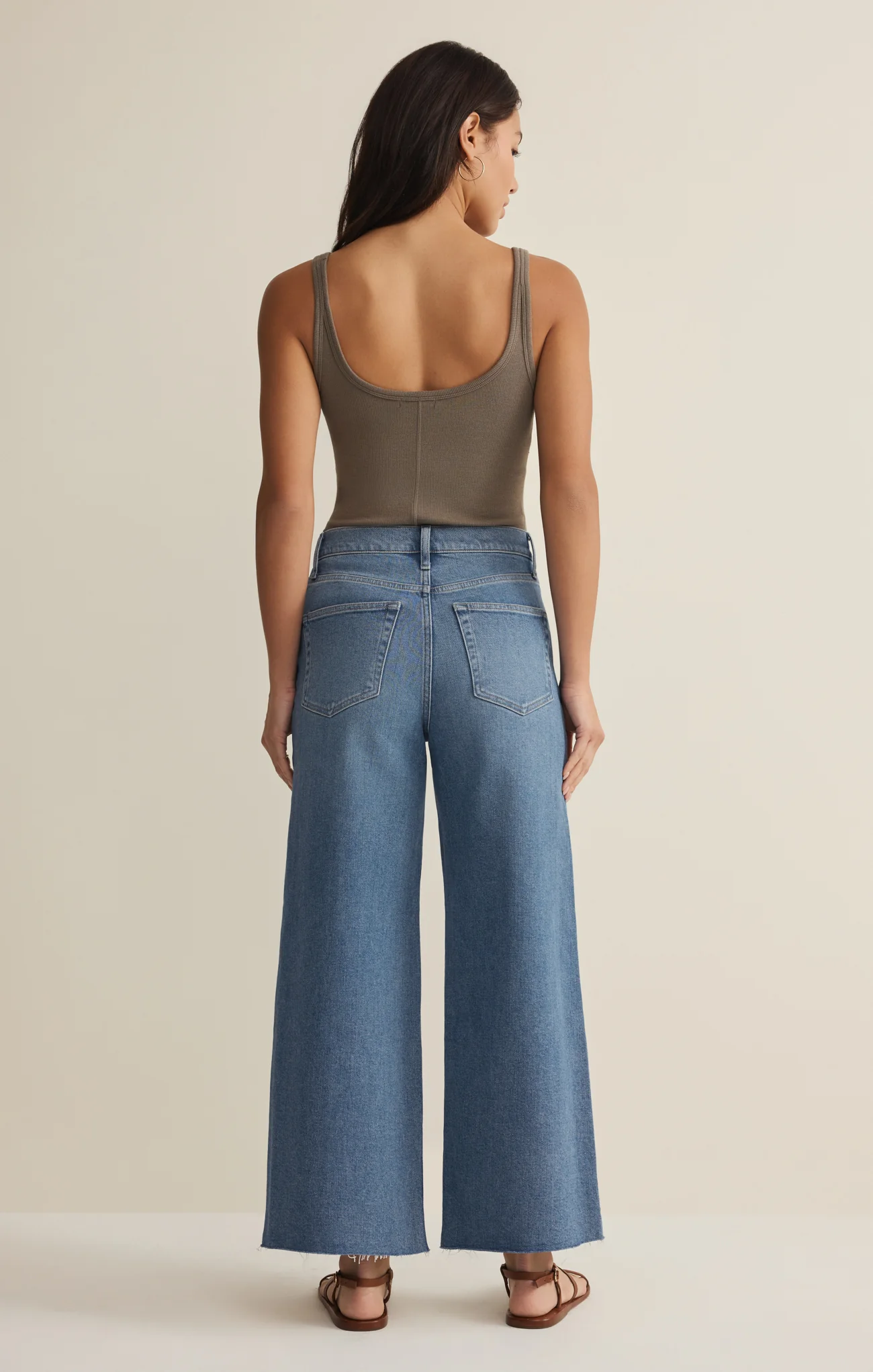 Nova High Rise Denim Crop Pant - Image 19