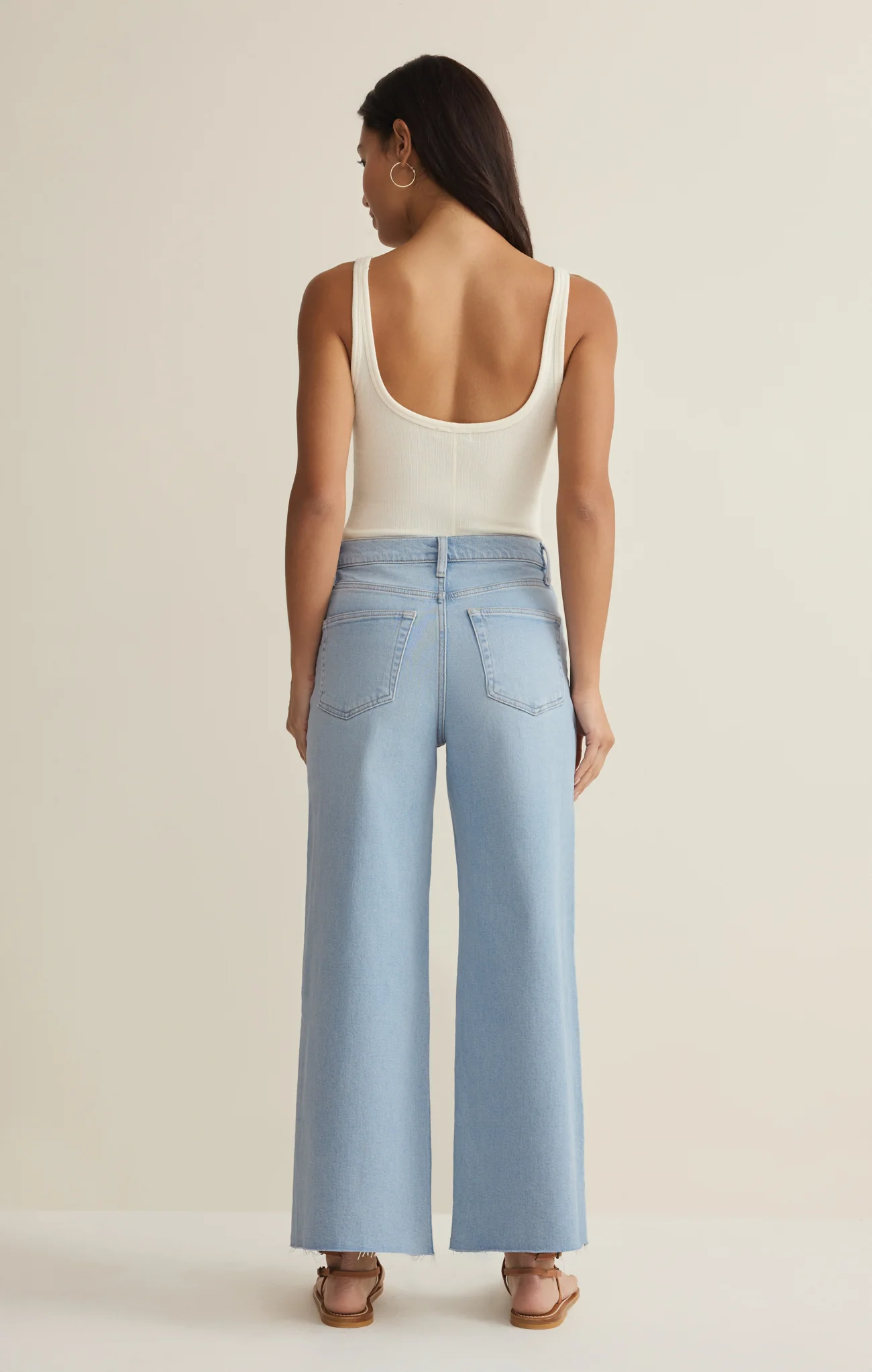 Nova High Rise Denim Crop Pant - Image 8