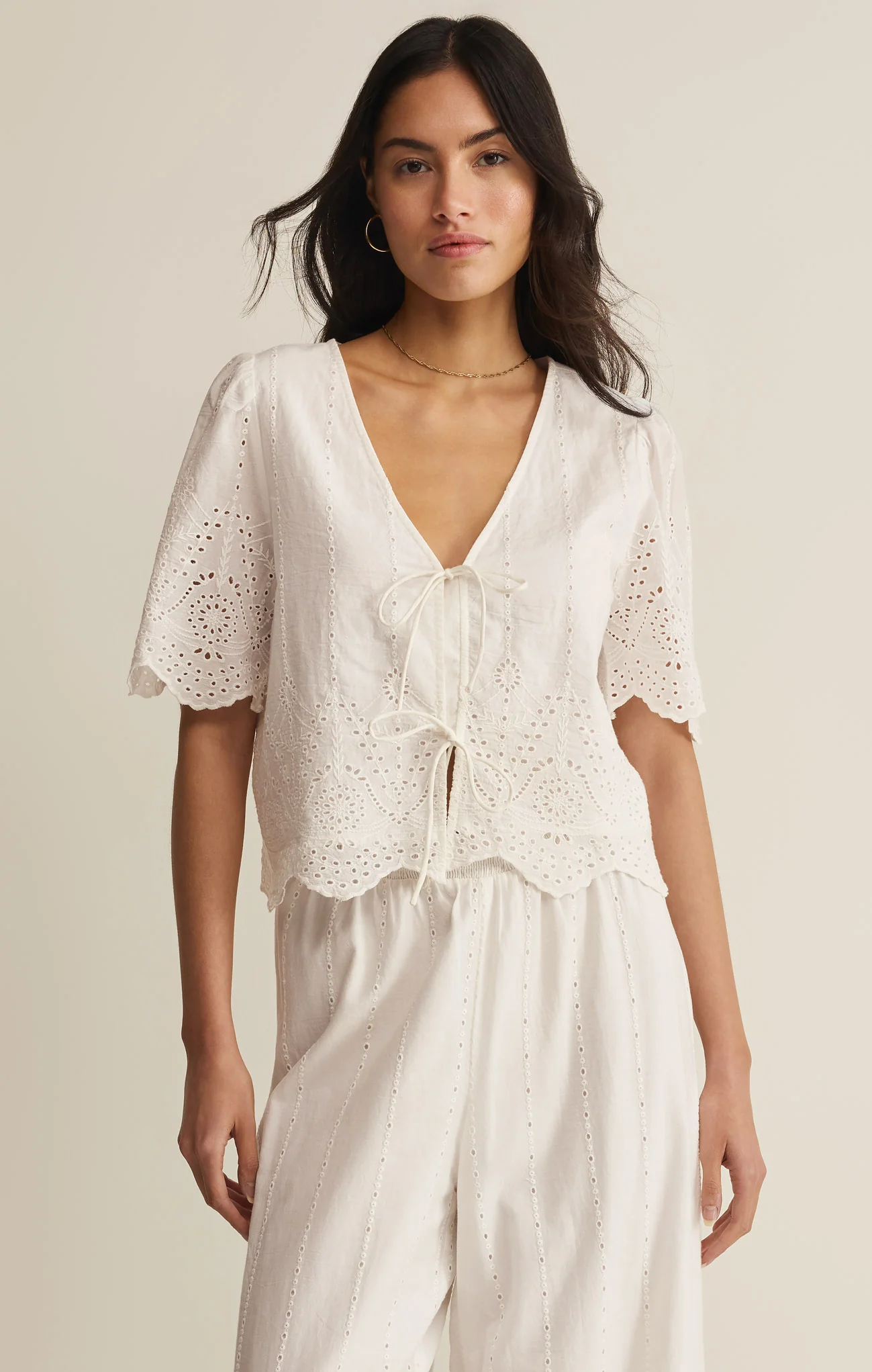 Oceanside Embroidered Top - Image 2