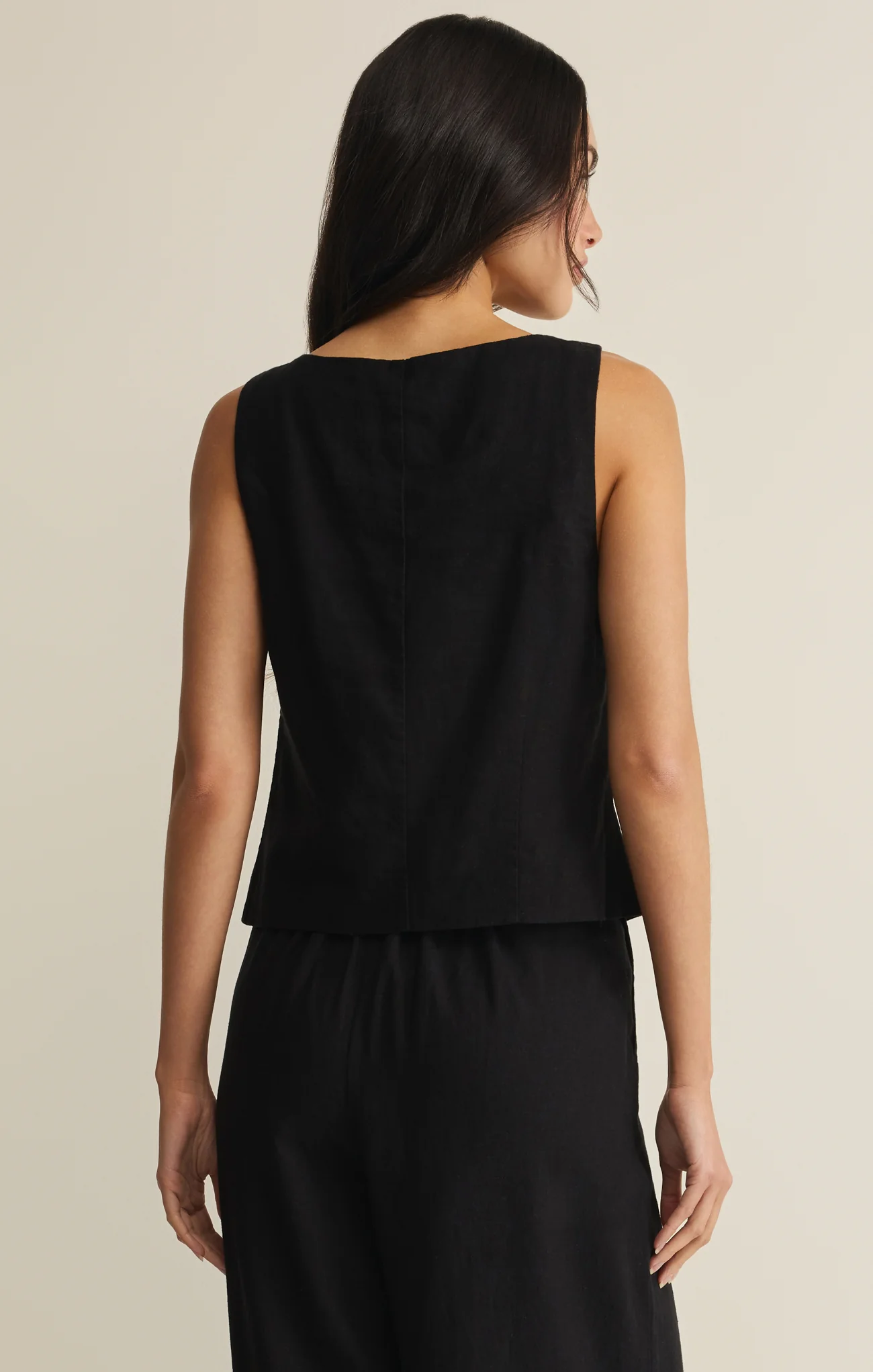 Roman Linen Vest - Image 2