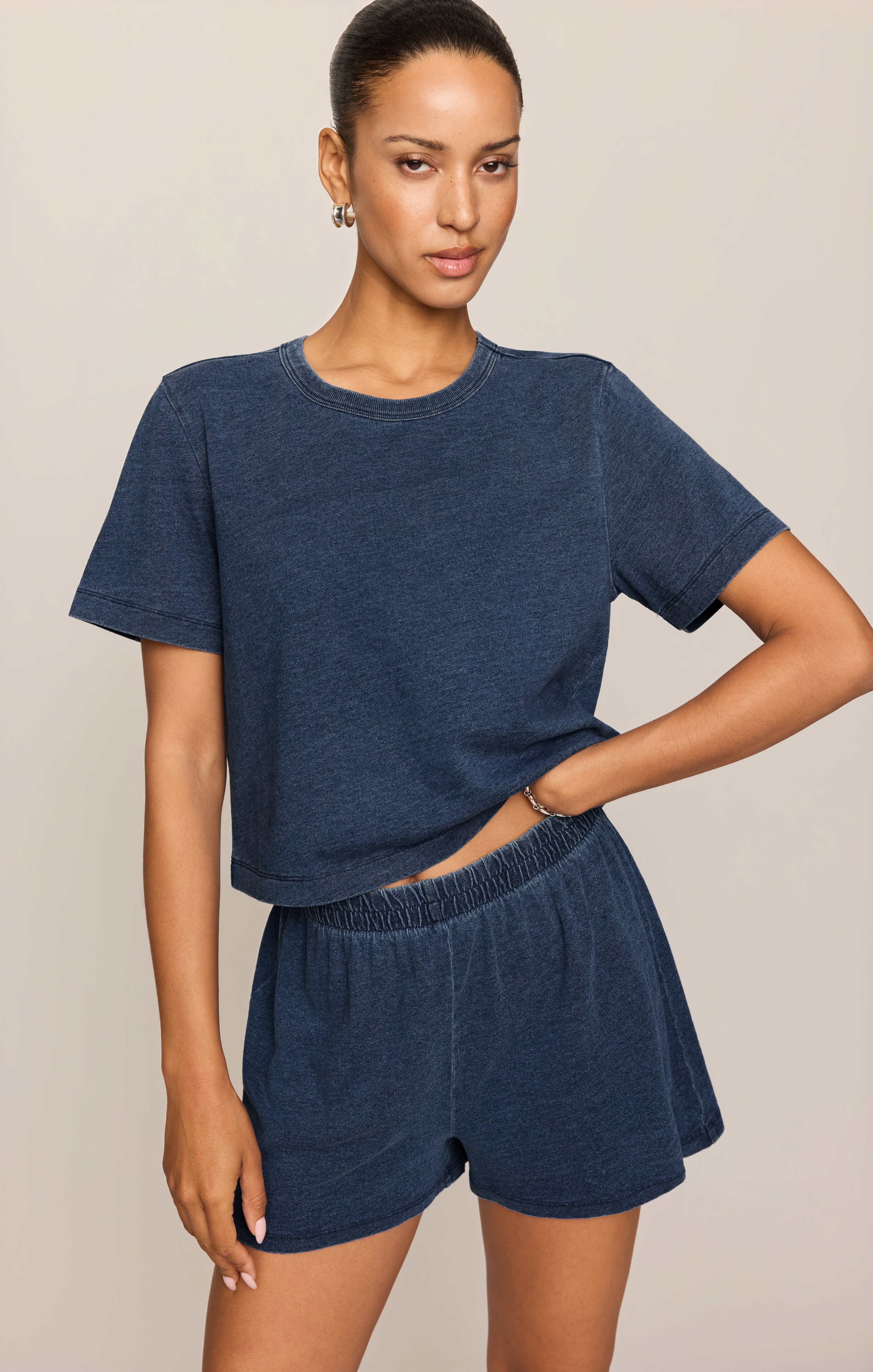 Stellan Jersey Denim Tee - Image 12