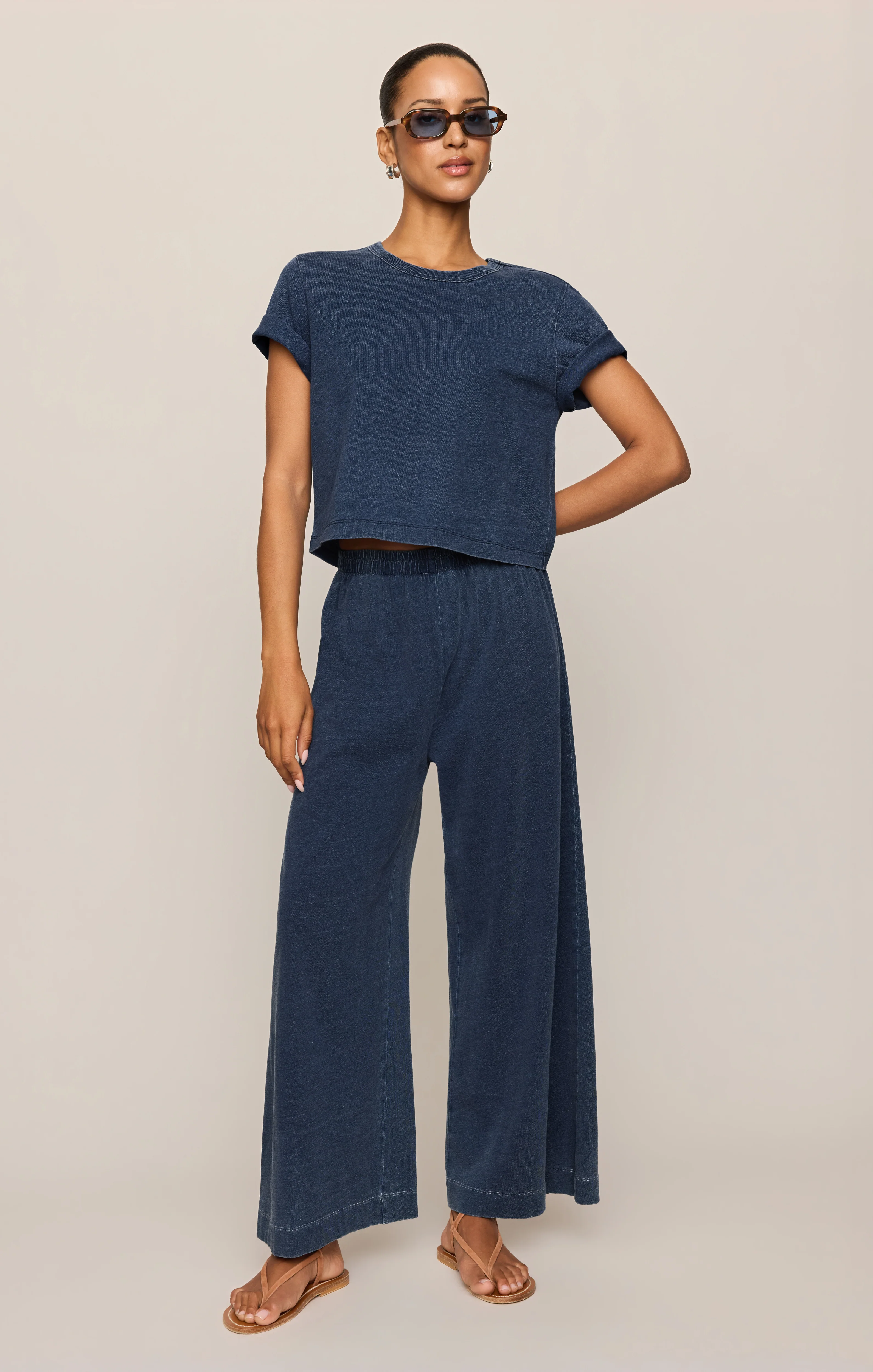 Stellan Jersey Denim Tee - Image 17