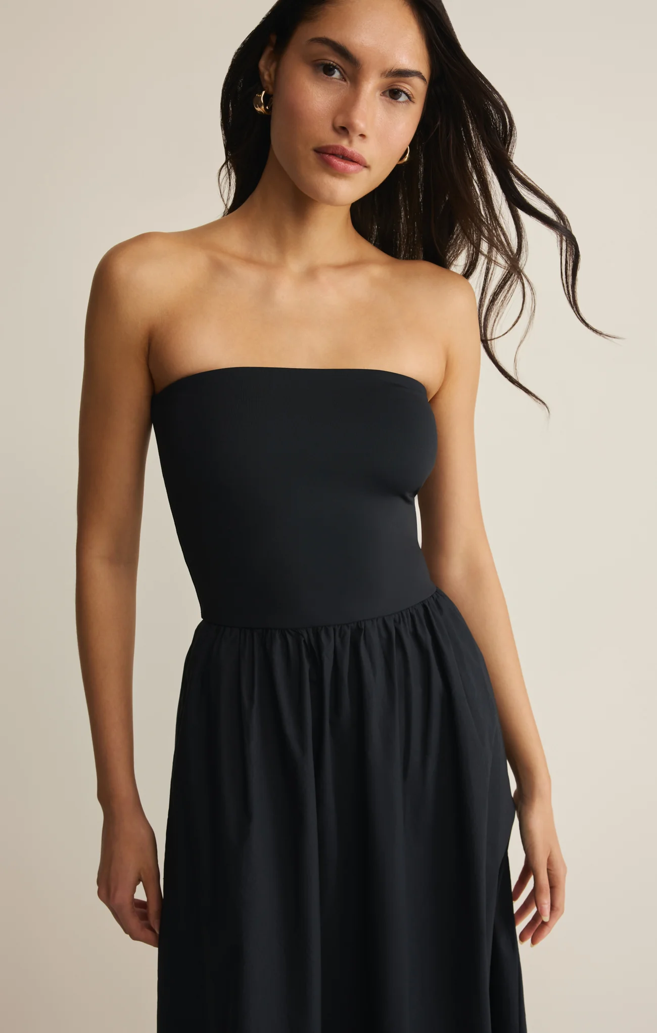 Sunsought Strapless Midi Dress - Image 3