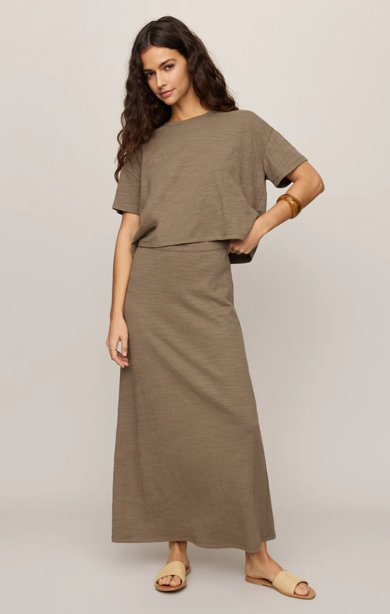 Sway Textured Cropped Tee - Image 16