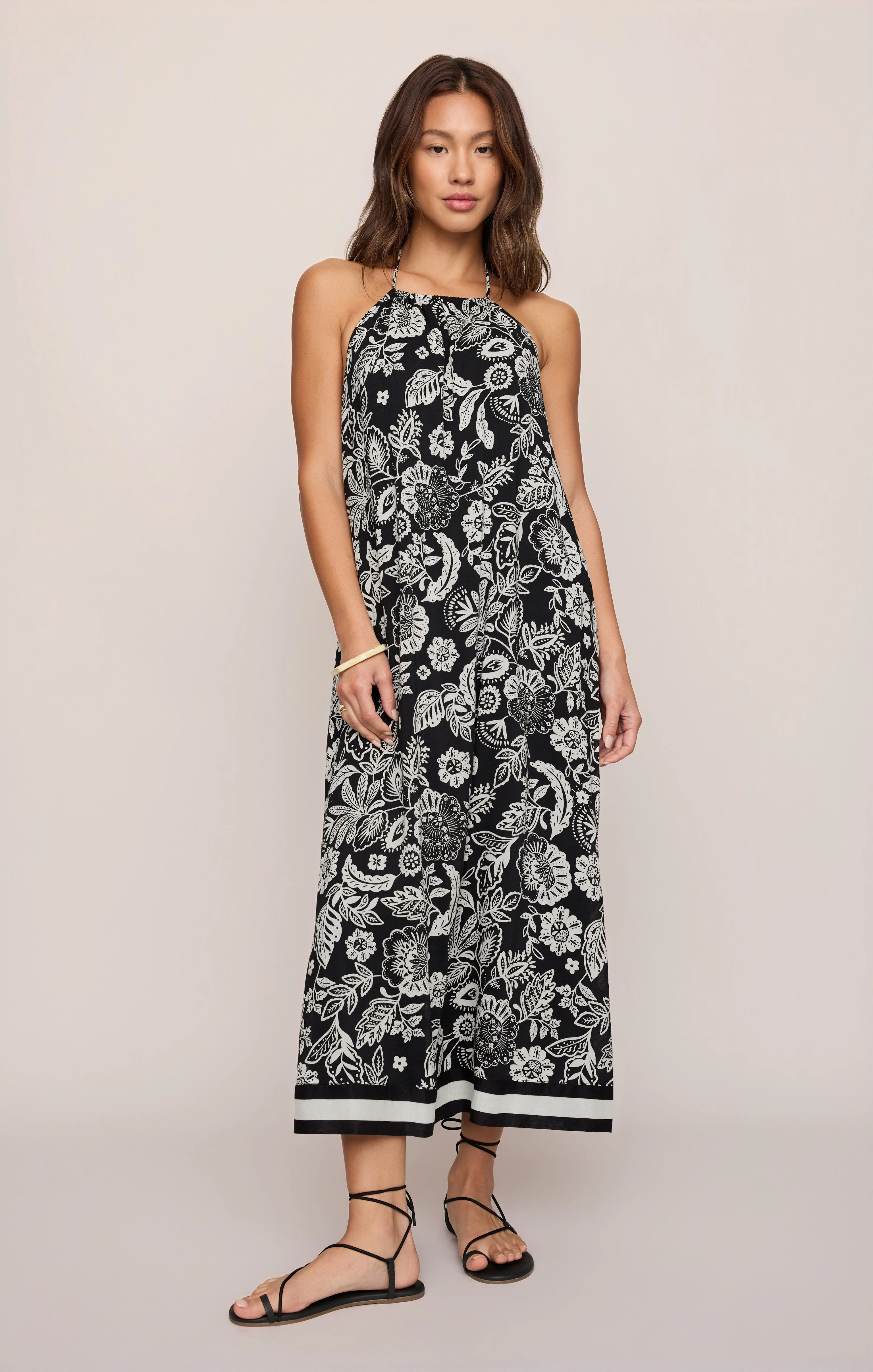 Viento Luz Floral Midi Dress - Image 6