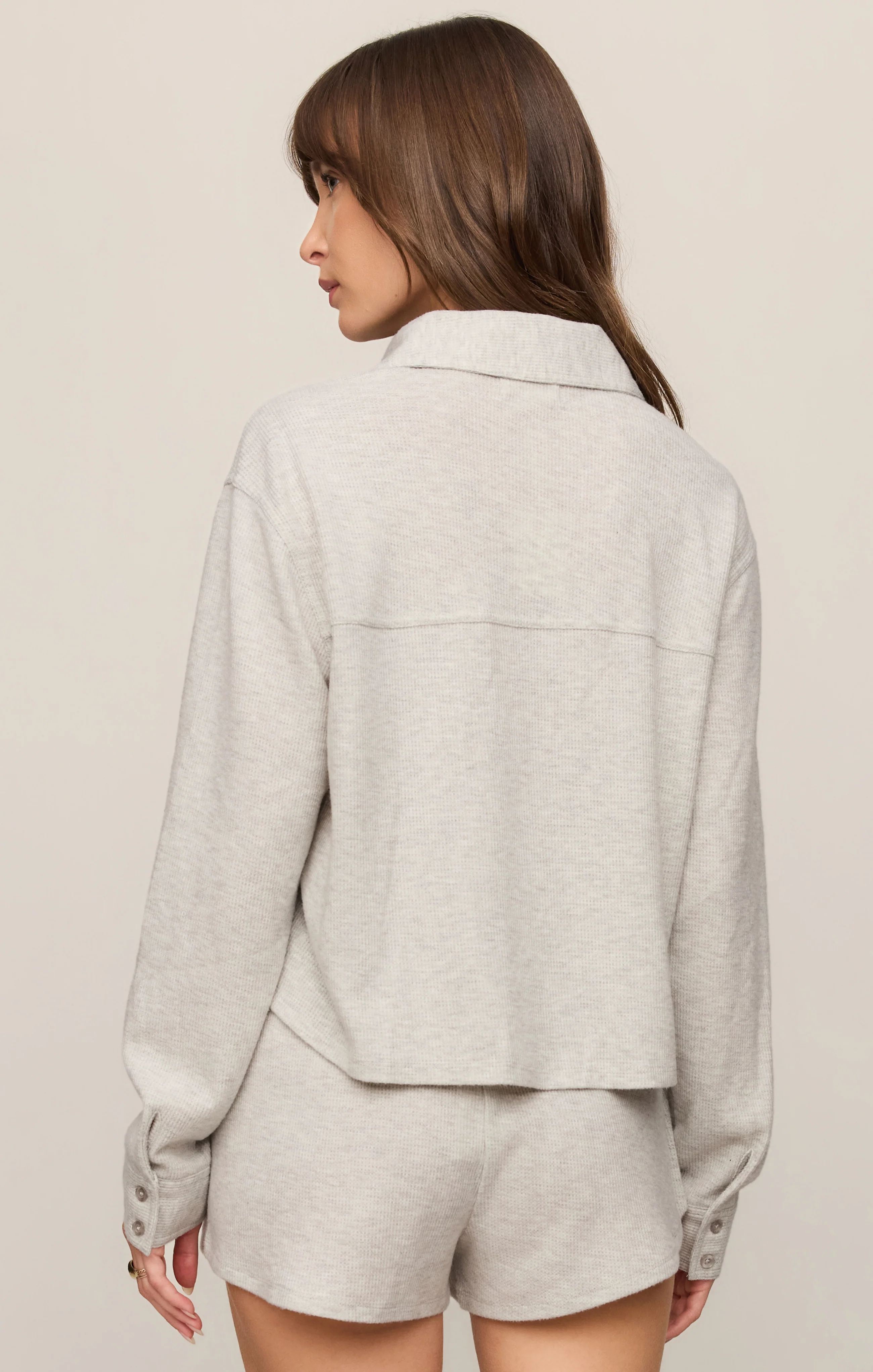 Waffle Brushed Thermal Shirt - Image 2