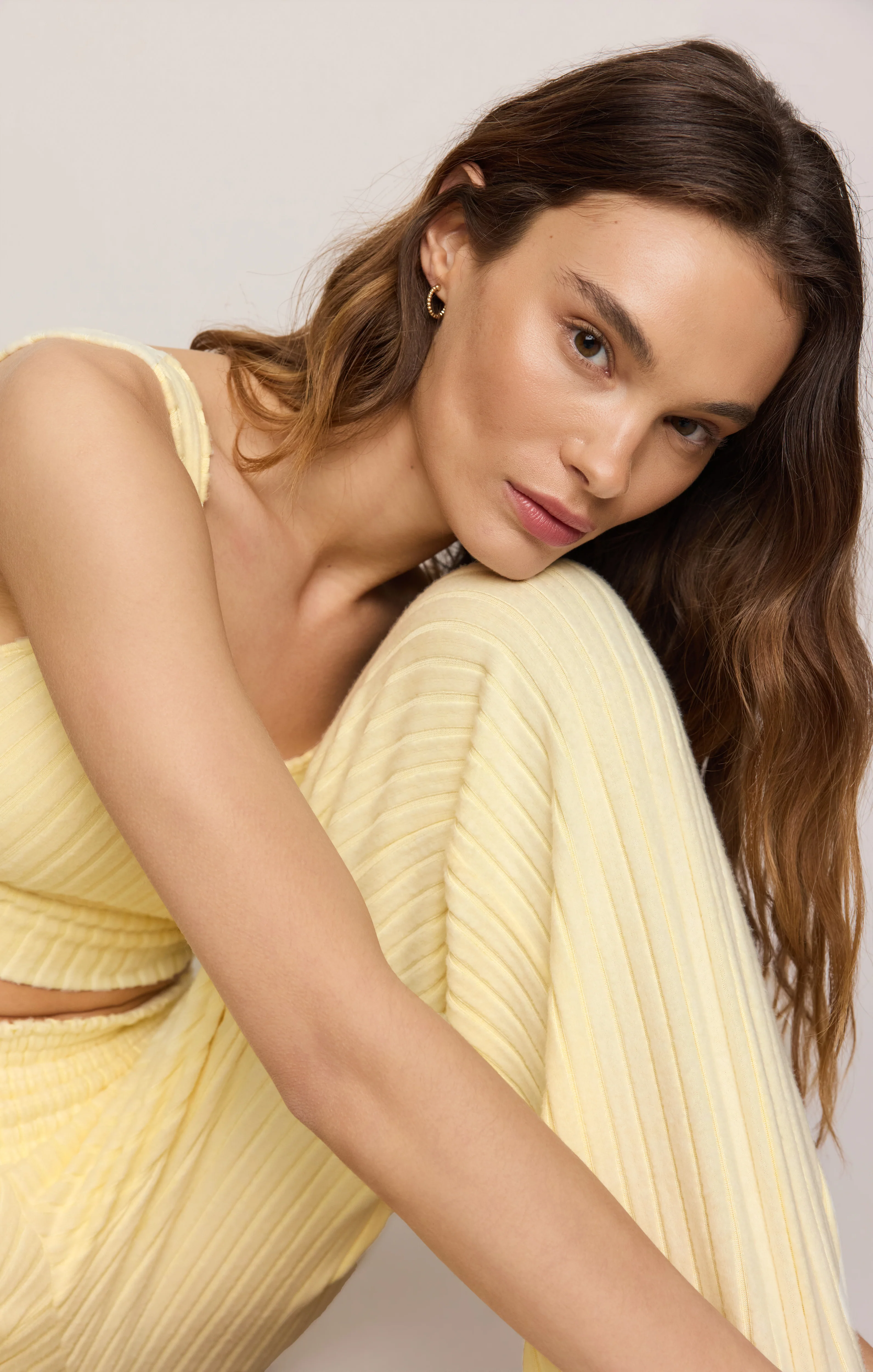 Zoe Silky Rib Tank Bra - Image 83