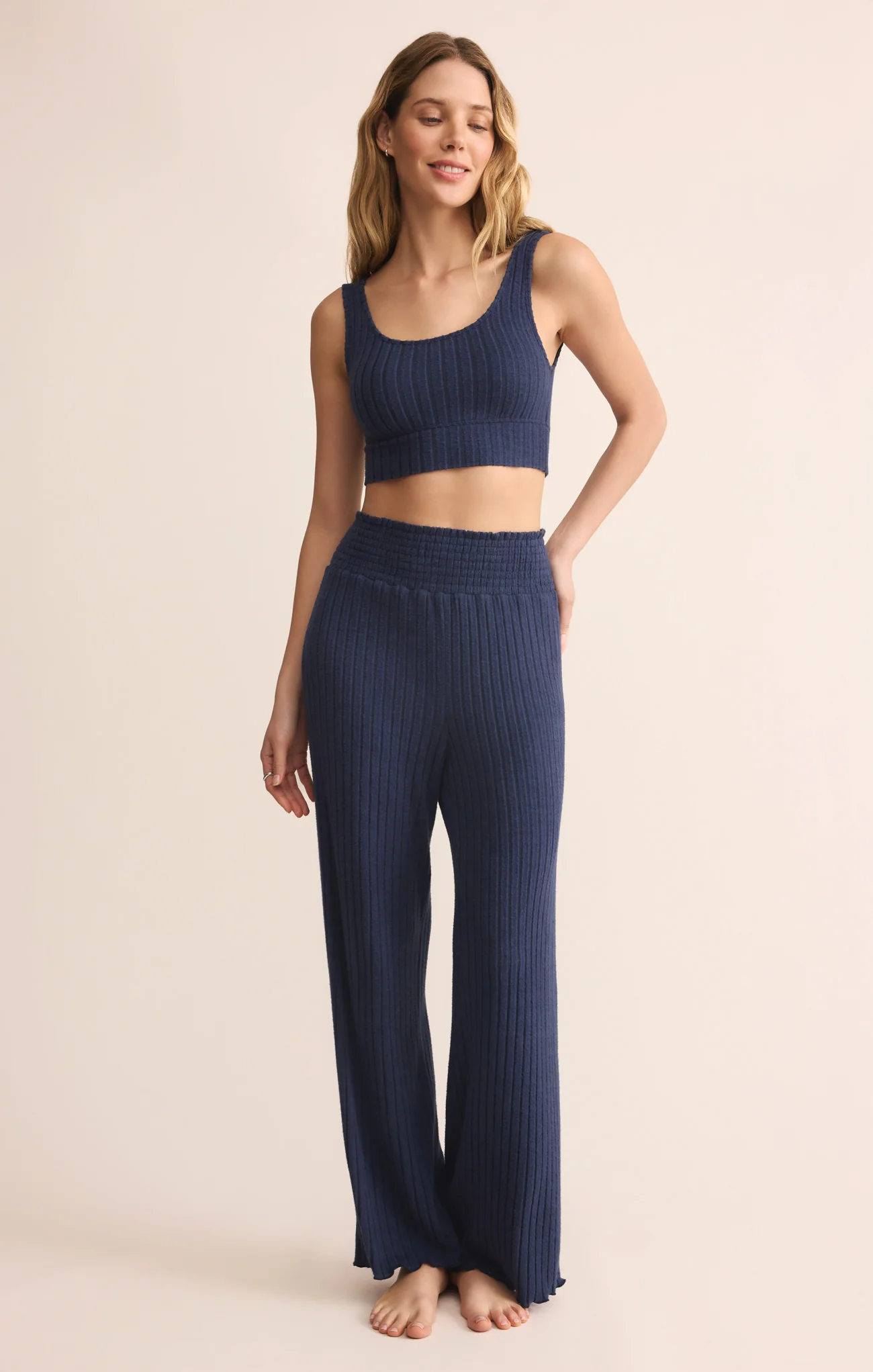 Zoe Silky Rib Tank Bra - Image 97